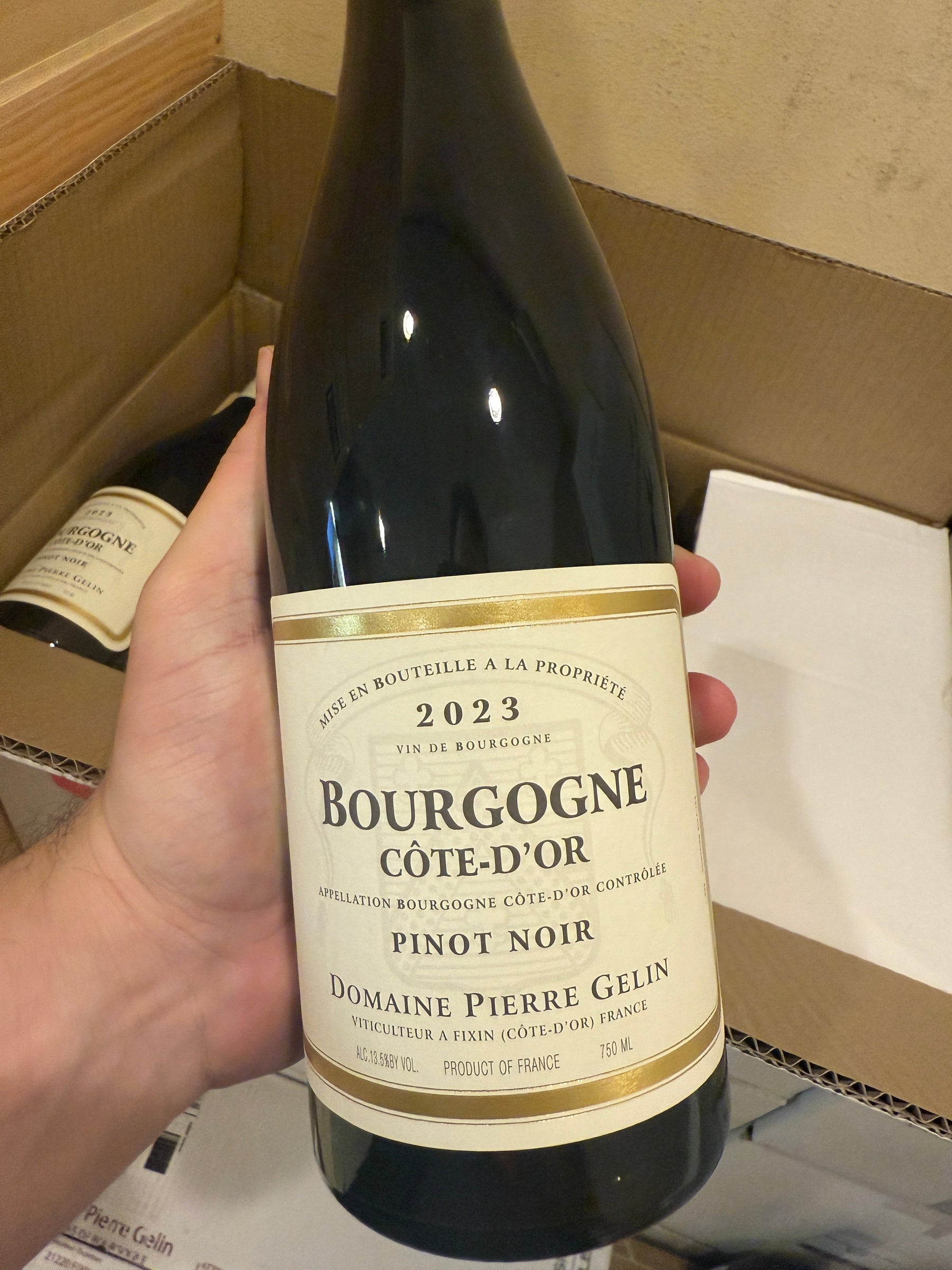 Delicious Red Burgundy from Century Old Domaine Pierre Gelin!
