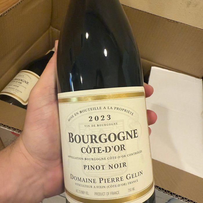 Delicious Red Burgundy from Century Old Domaine Pierre Gelin!