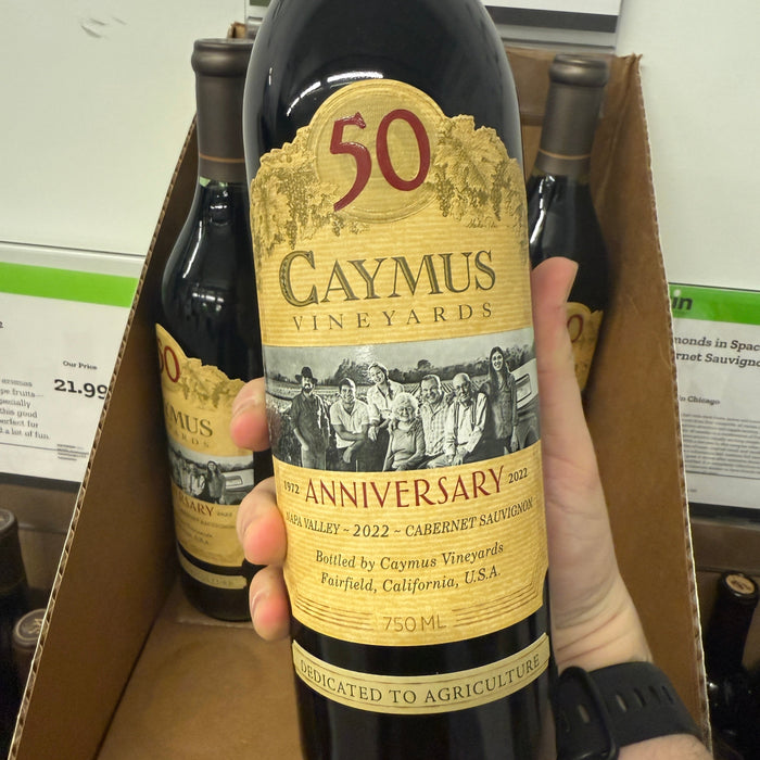 Blowout Price on Caymus "50th Anniversary" Napa Valley Cabernet!