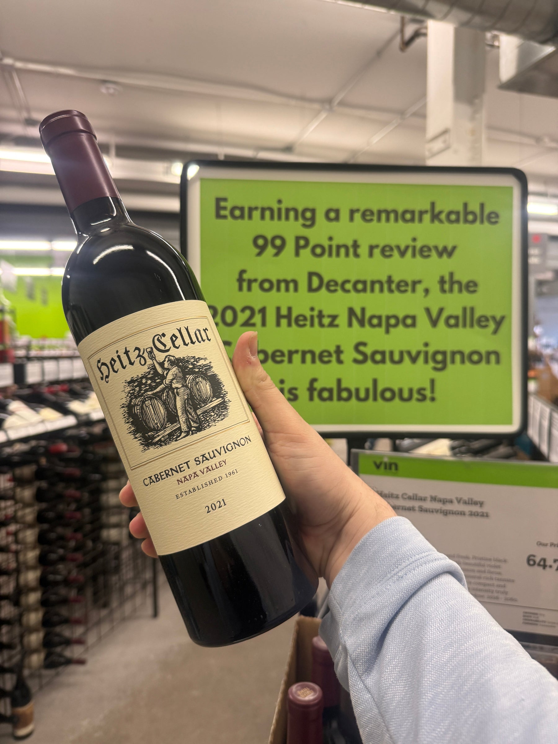 The 99-Point, $64.79 Heitz Cellar Napa Valley Cabernet Sauvignon!