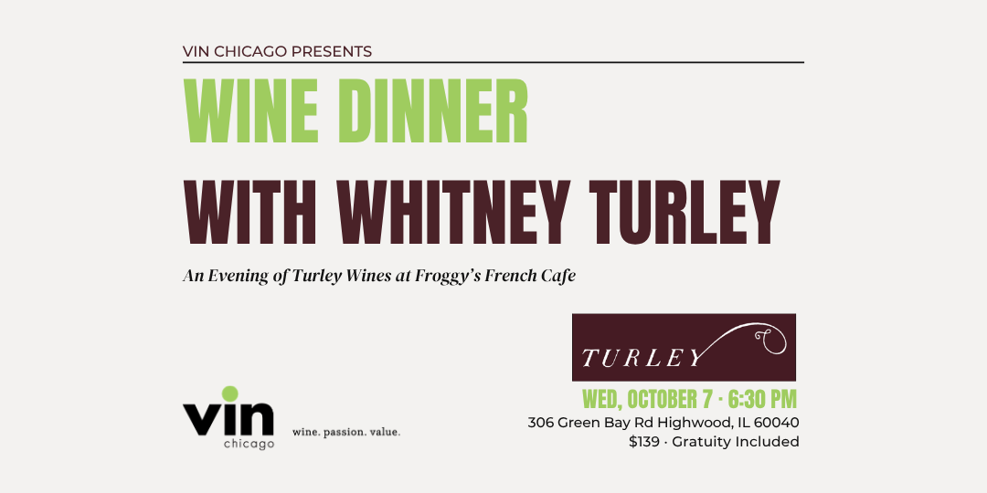 Turley Wine Dinner at Froggy's
