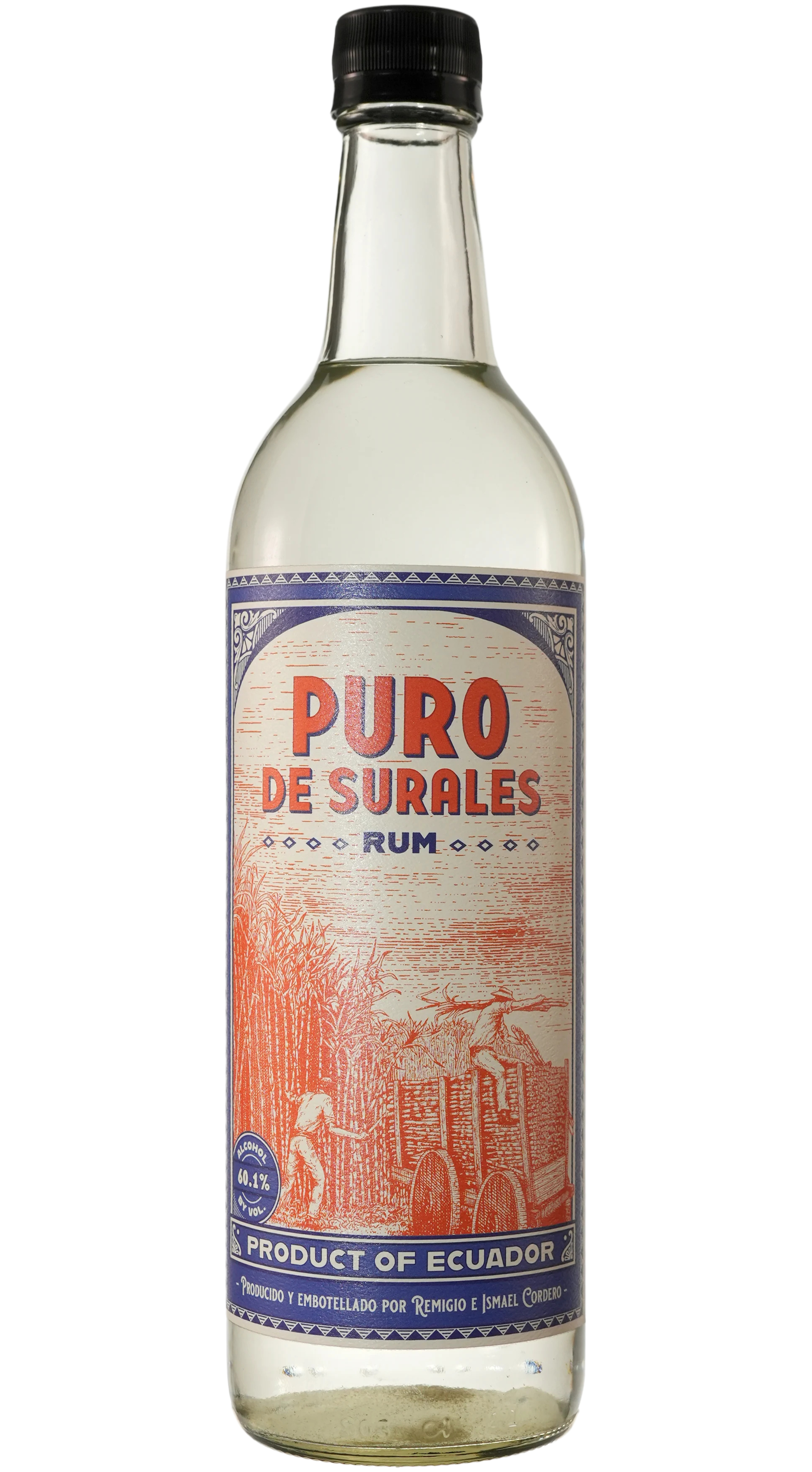 Licores Corderos "Puro de Surales" Ecuadorian Rum