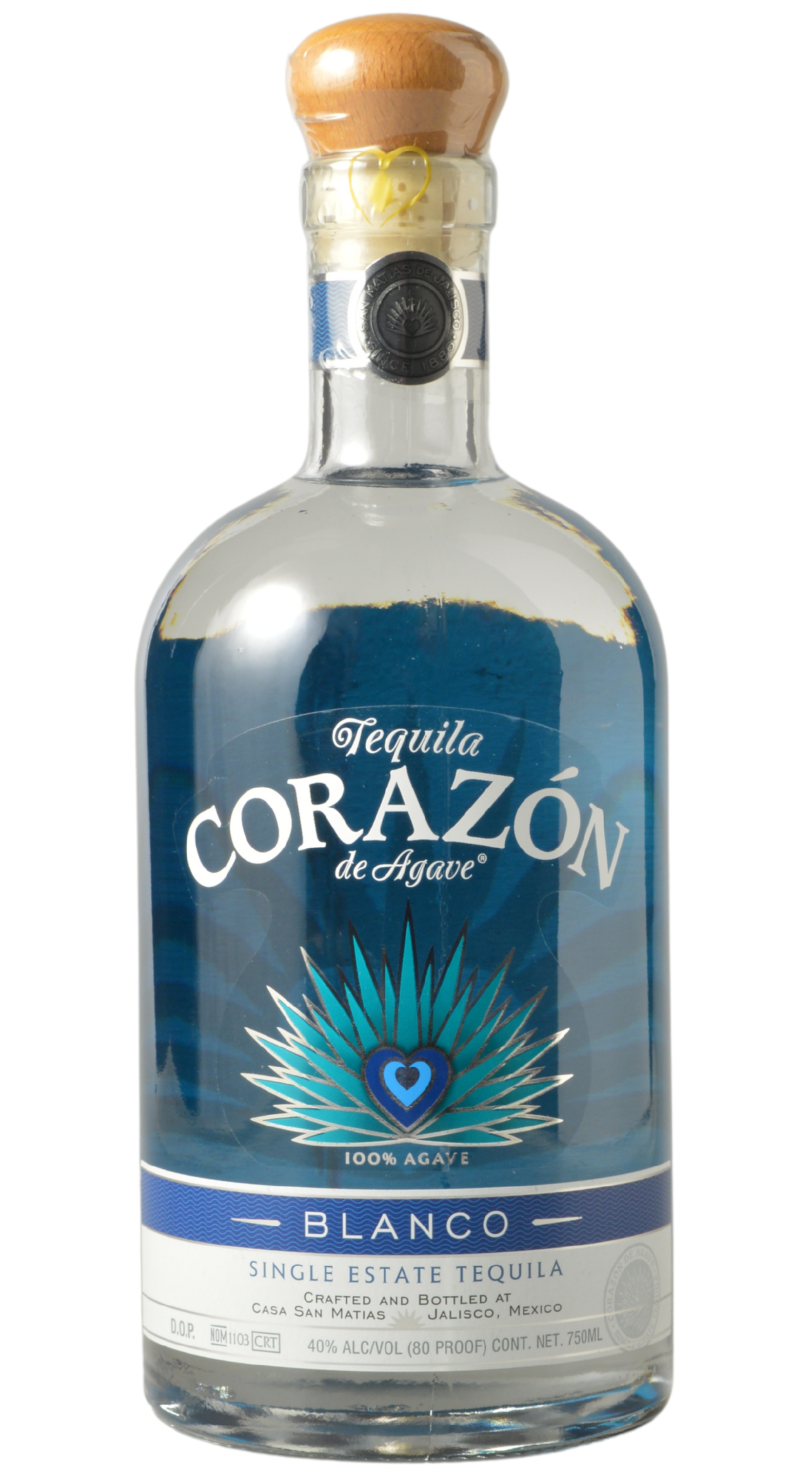 Corazon Distillery Agave Blanco Tequila