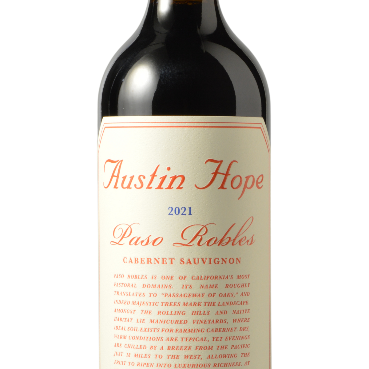 Austin Hope Paso Robles Cabernet Sauvignon 2021 — Vin Chicago