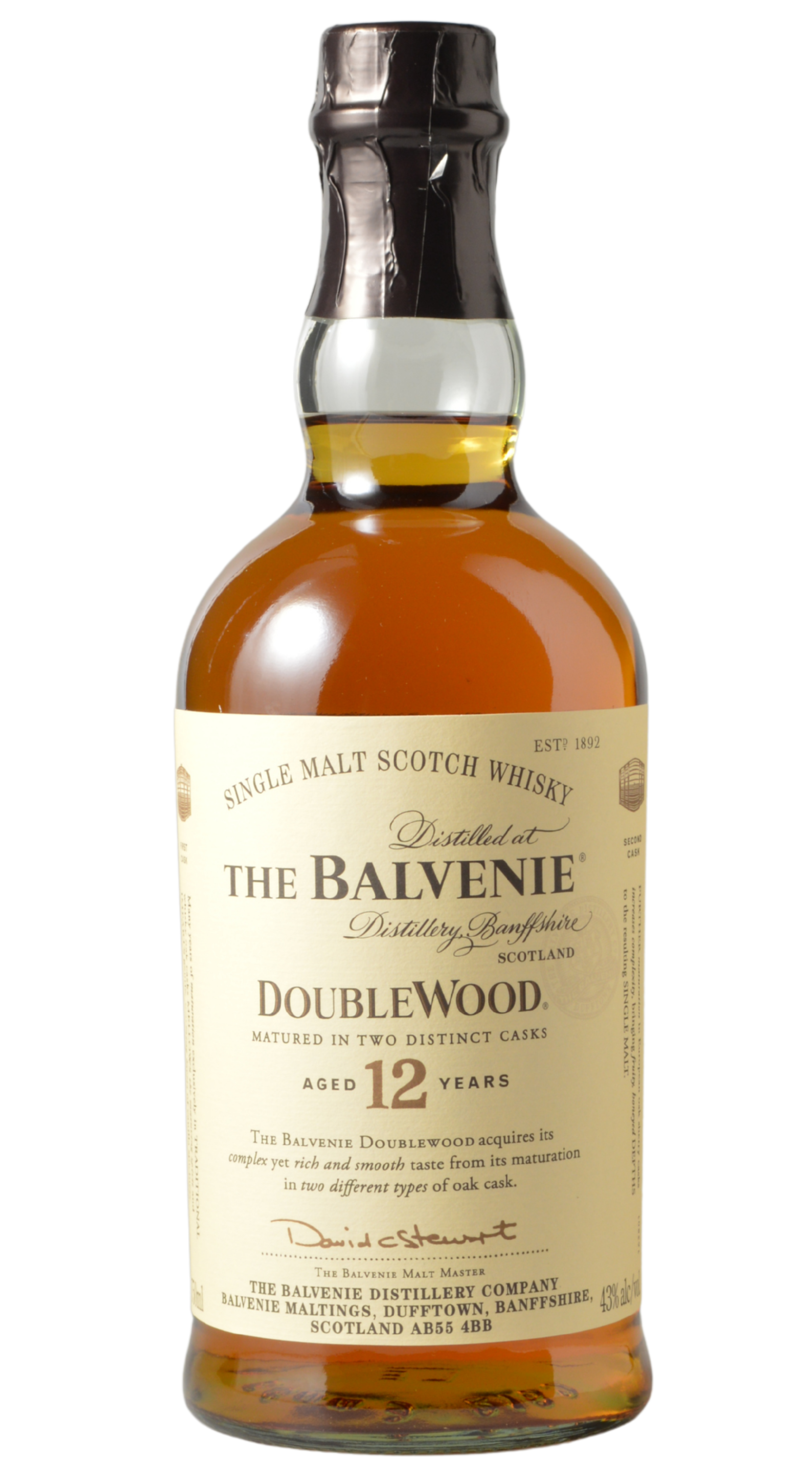 Balvenie Distillery Doublewood 12 Year Scotch