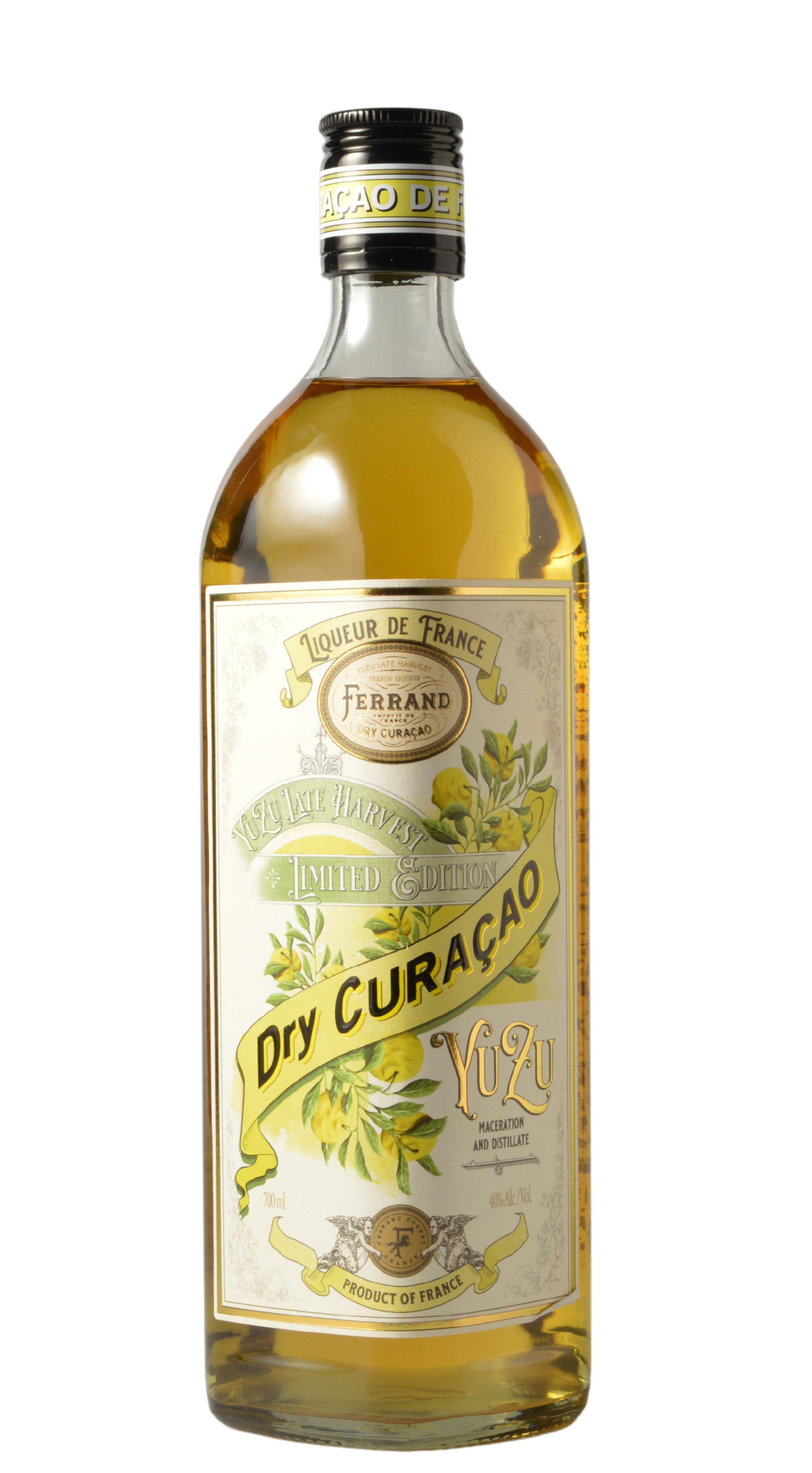 Pierre Ferrand "Yuzu Late Harvest Limited Edition" Dry Curacao NV