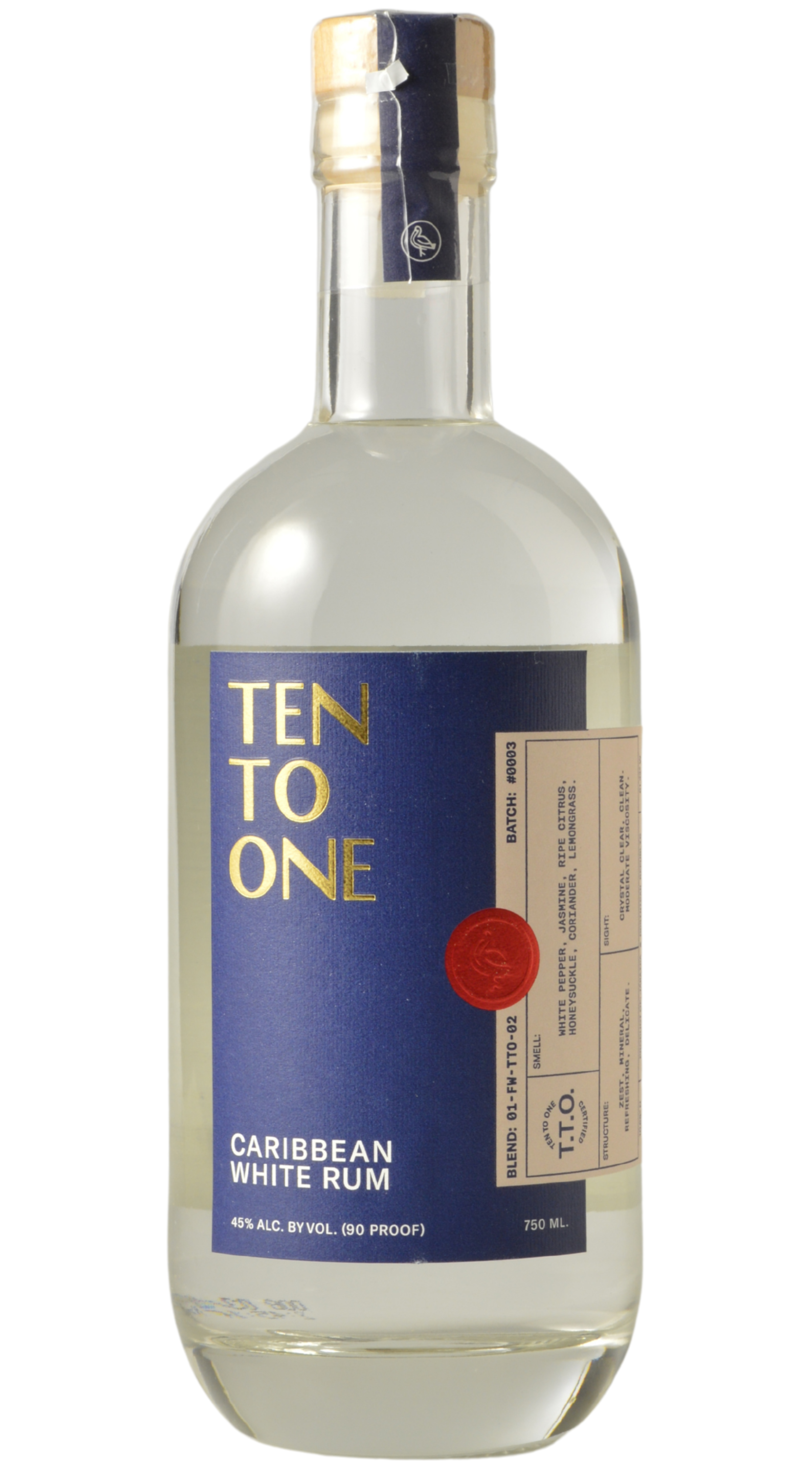 Ten to One Caribbean White Rum