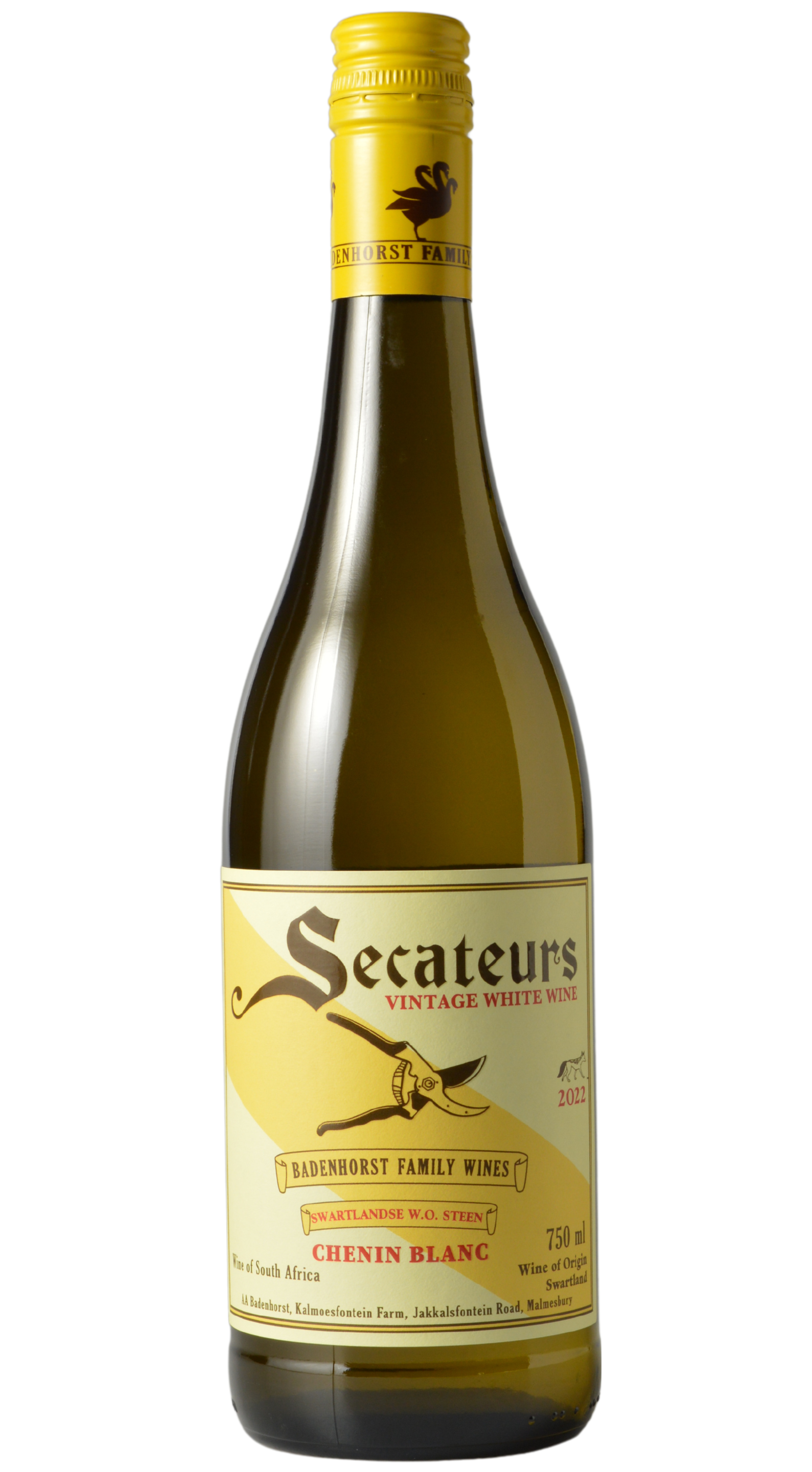 A.A. Badenhorst "Secateurs" Swartland Chenin Blanc 2022