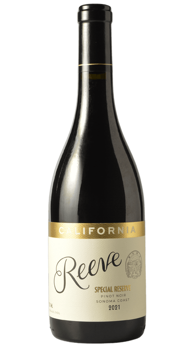 Reeve Wines "Special Reserve" Sonoma Coast Pinot Noir 2021