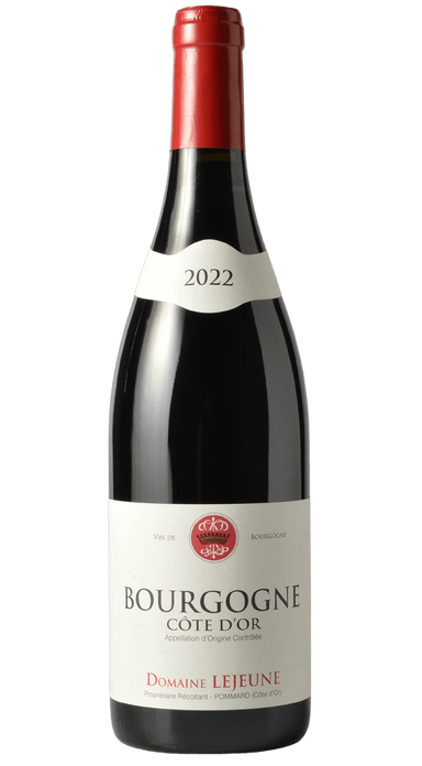 Domaine Lejeune Bourgogne Cote d'Or Pinot Noir 2022