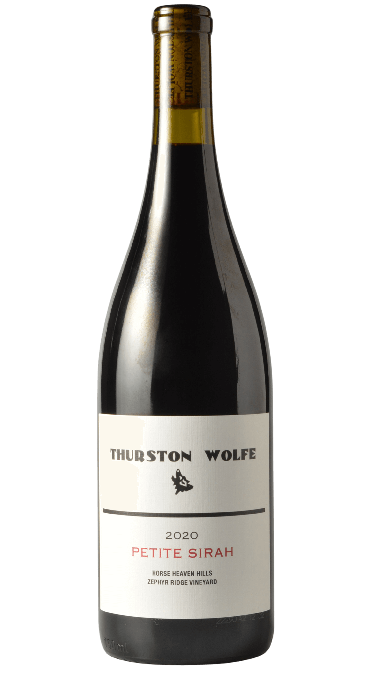 Thurston Wolfe "Zephyr Ridge Vineyard" Horse Heaven Hills Petite Sirah 2020