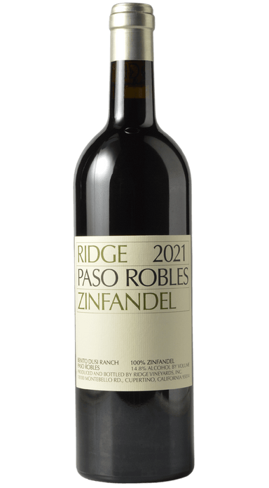 Ridge "Benito Dusi Ranch" Paso Robles Zinfandel 2021