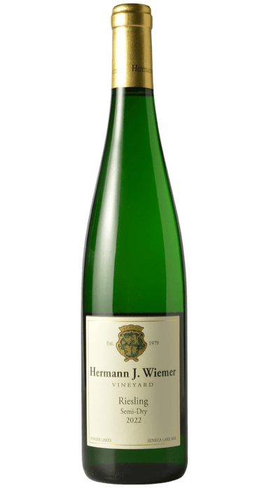 Hermann Wiemer Seneca Lake Semi-Dry Riesling 2022