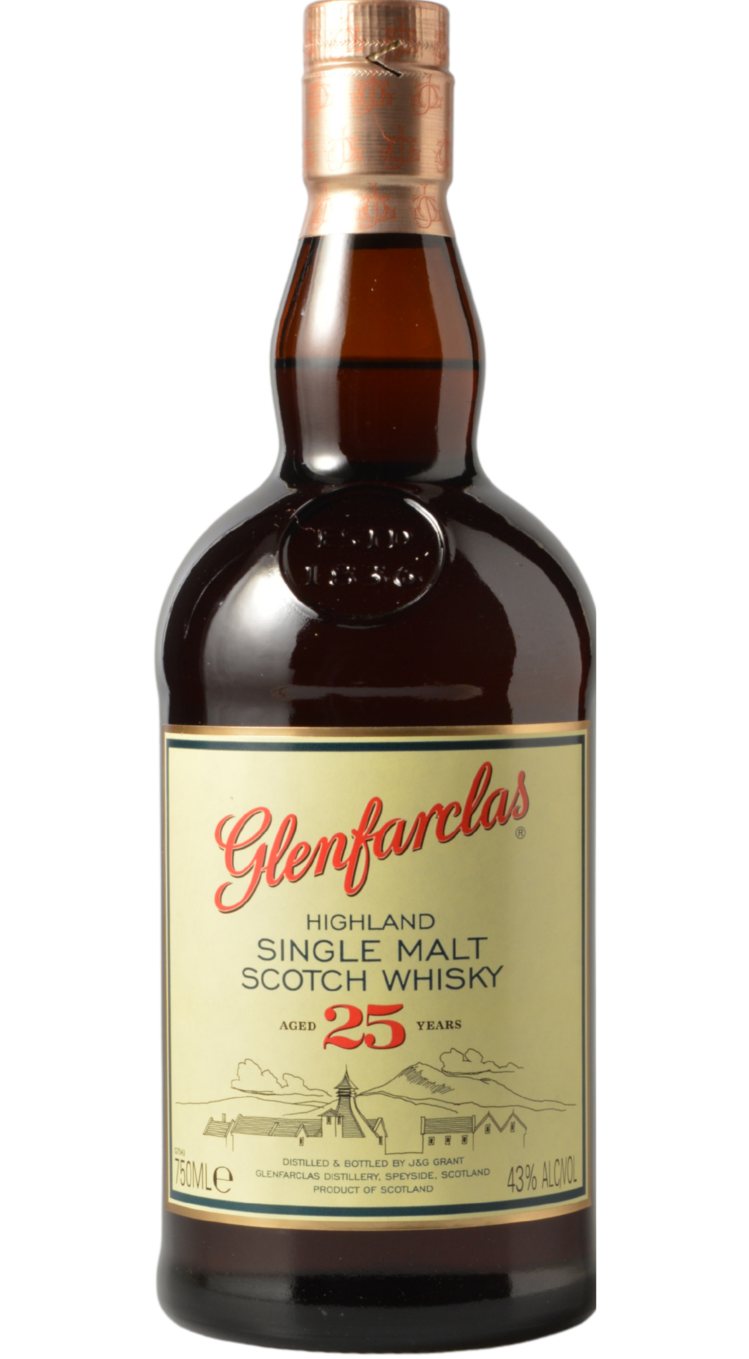 Glenfarclas 25 Year Old Speyside Single Malt Scotch