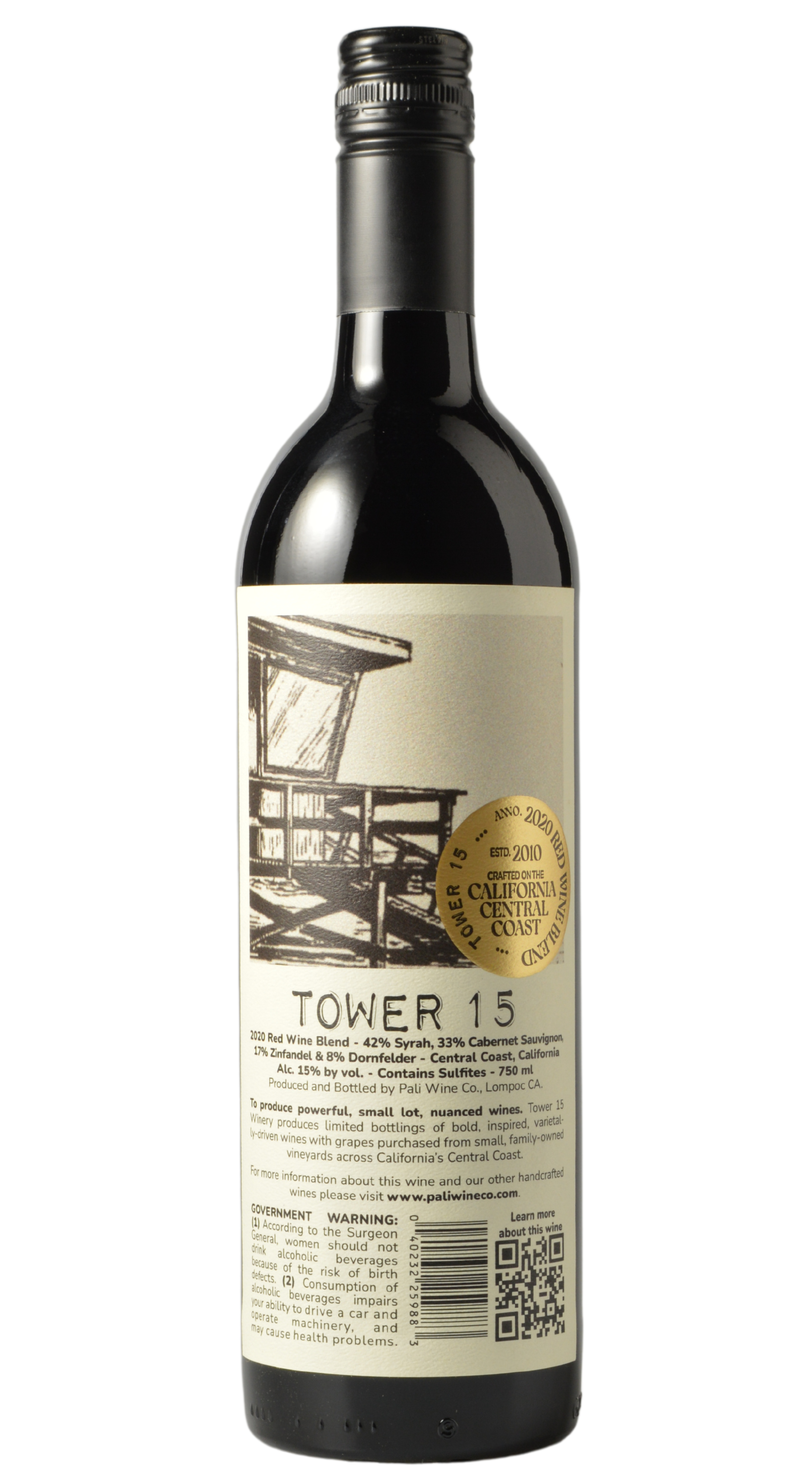 Pali "Tower 15" Central Coast Red Blend 2021