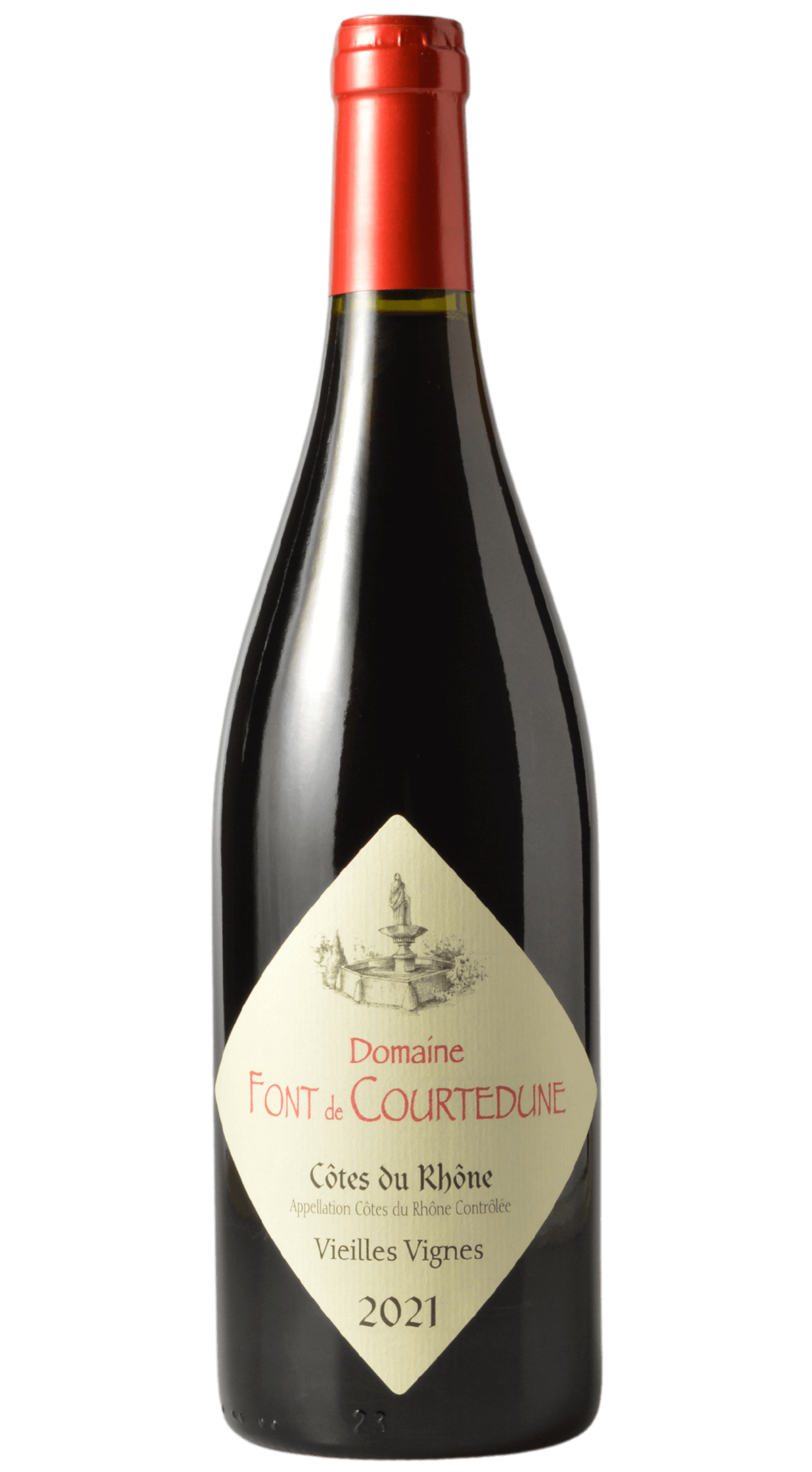 Domaine Font de Courtedune "Vieilles Vignes" Cotes du Rhone Rouge 2021