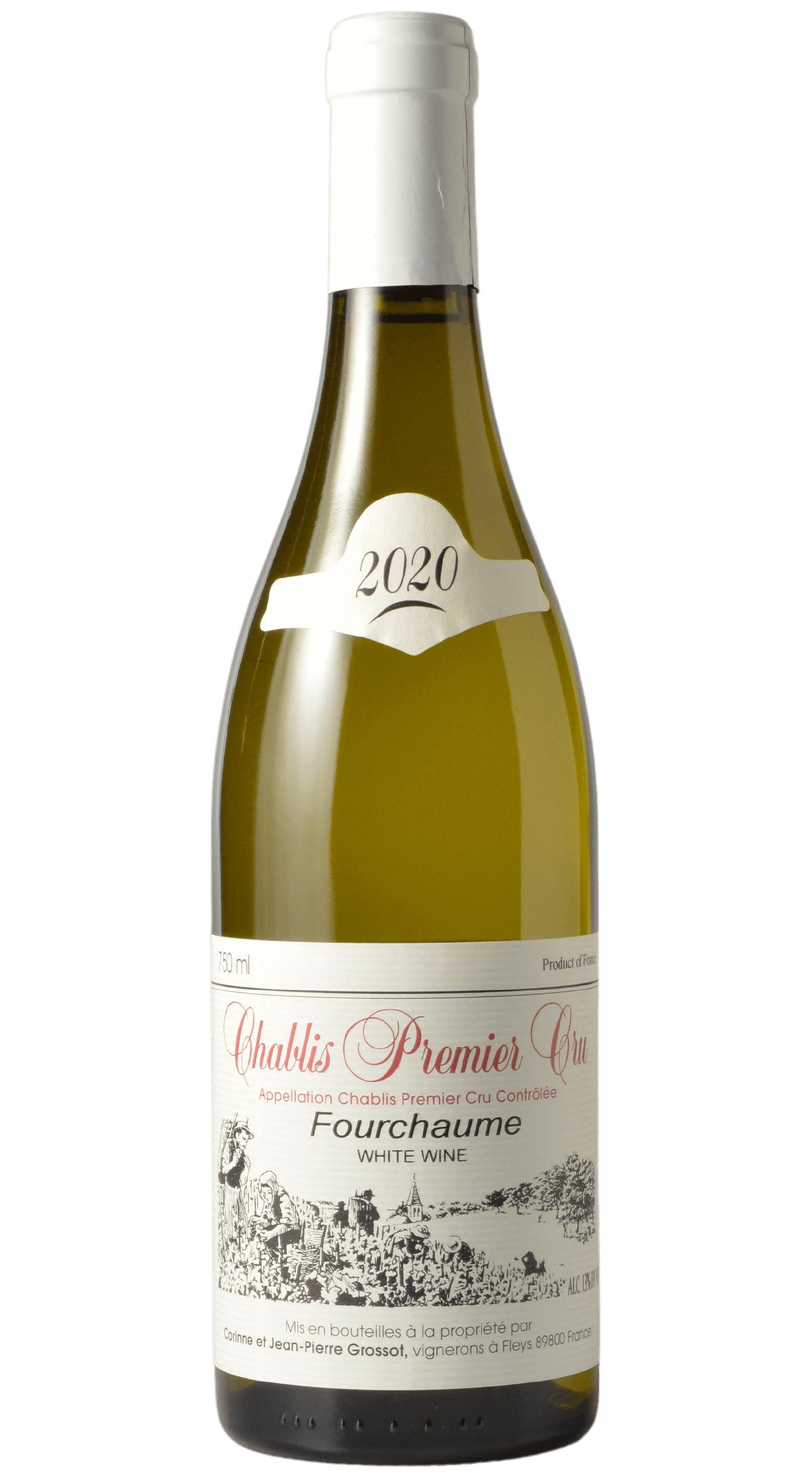 Domaine Jean Pierre Grossot Fourchaume Premier Cru Chablis 2020