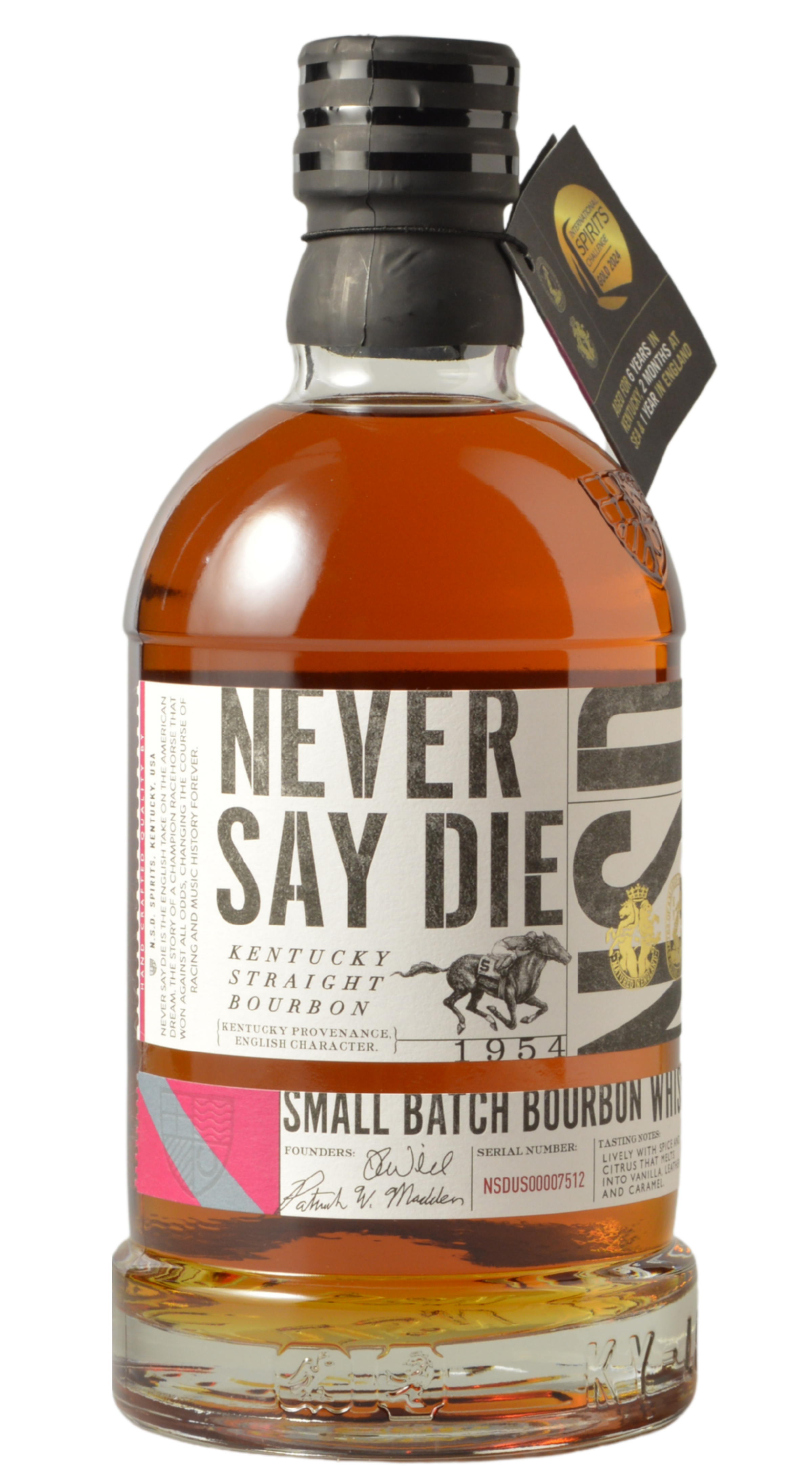 Never Say Die "Small Batch" Kentucky Straight Bourbon Whiskey