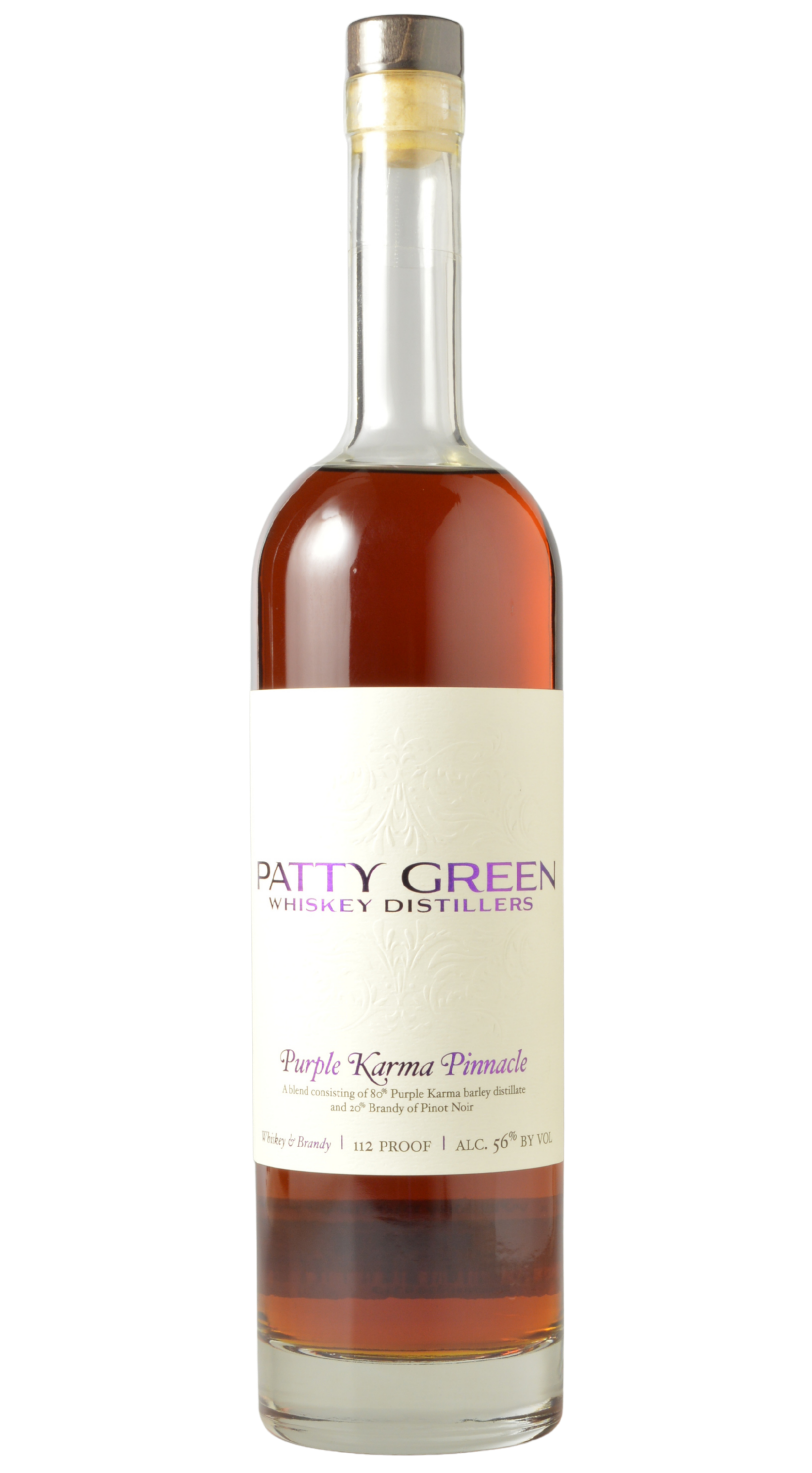Patty Green Whiskey Distillery "Purple Karma Pinnacle" Whiskey NV