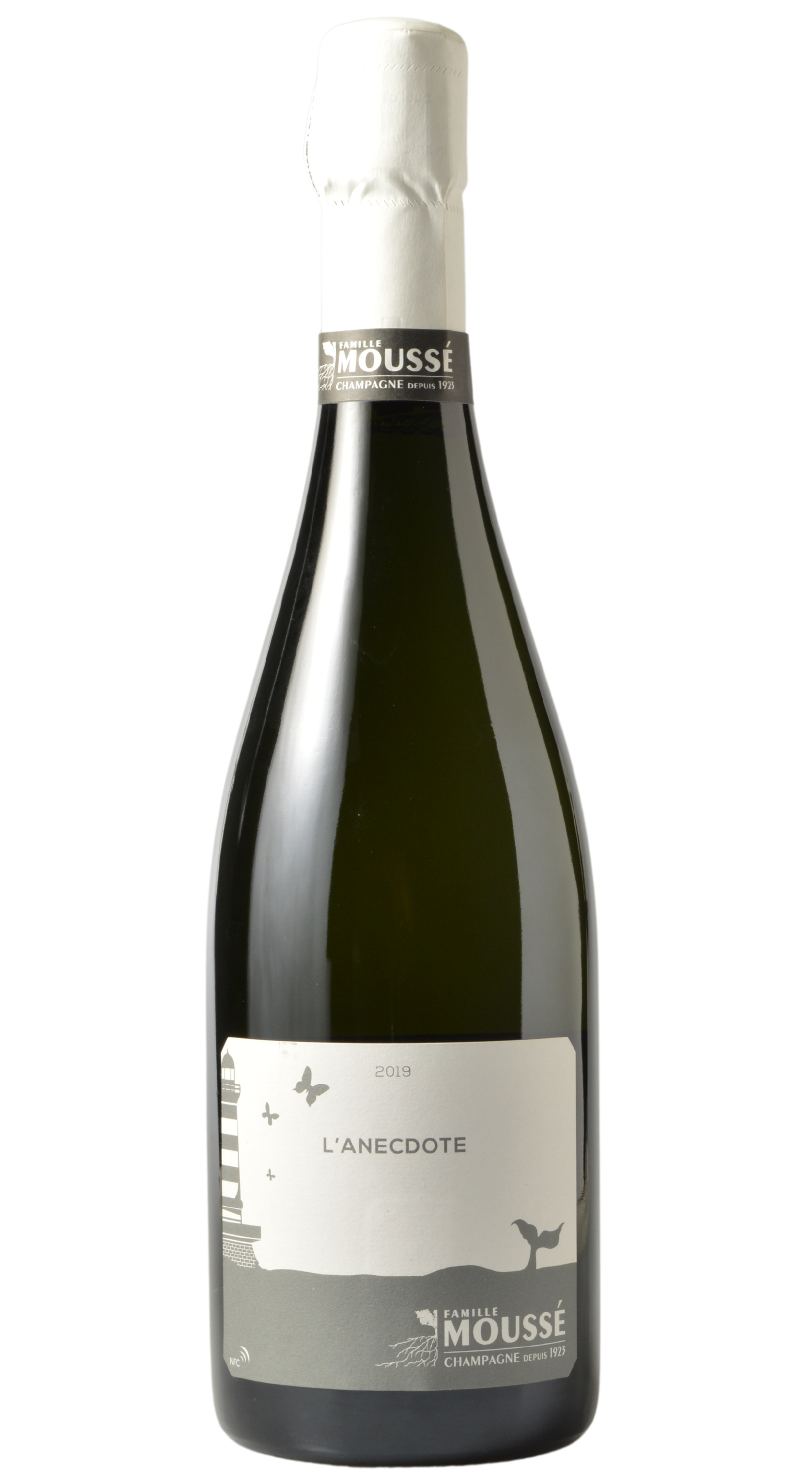 Famille Moussé "L'Anecdote" Blanc de Blancs Brut Nature Champagne 2019