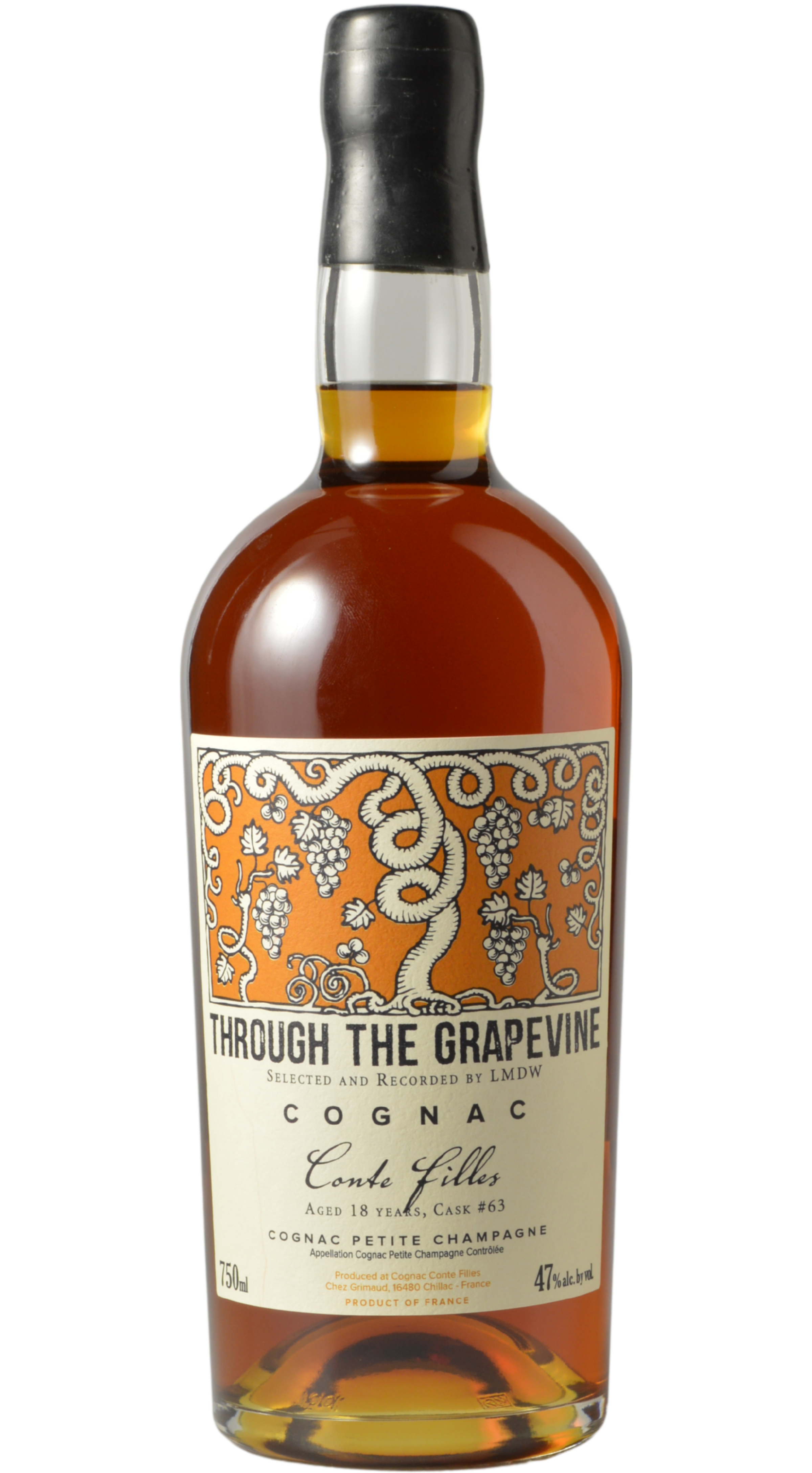 Conte Filles "Through the Grapevine" Cask 63 - 18 Year Cognac Petite Champagne