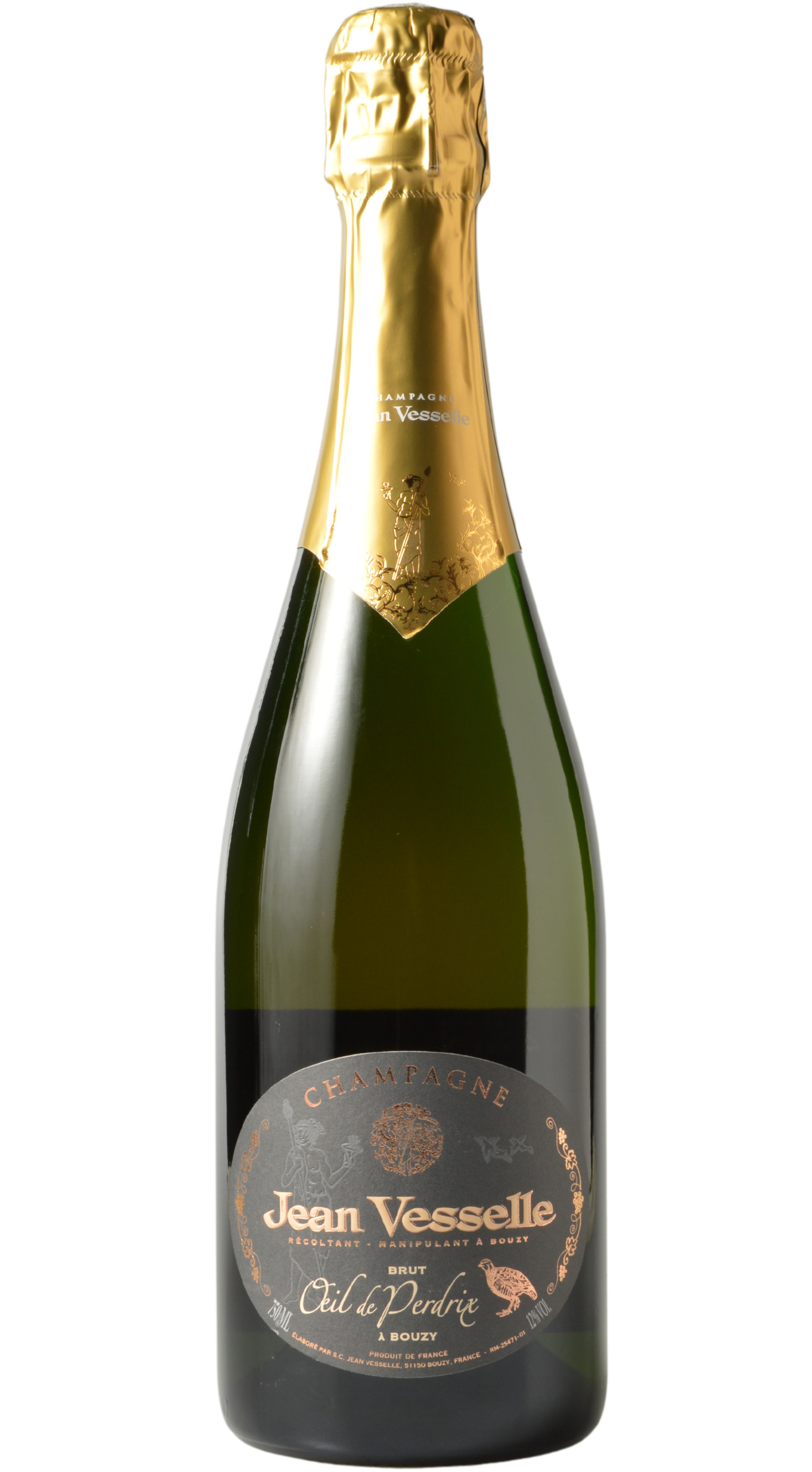 Jean Vesselle "Oeil de Perdrix" Brut Grand Cru Bouzy Champagne NV