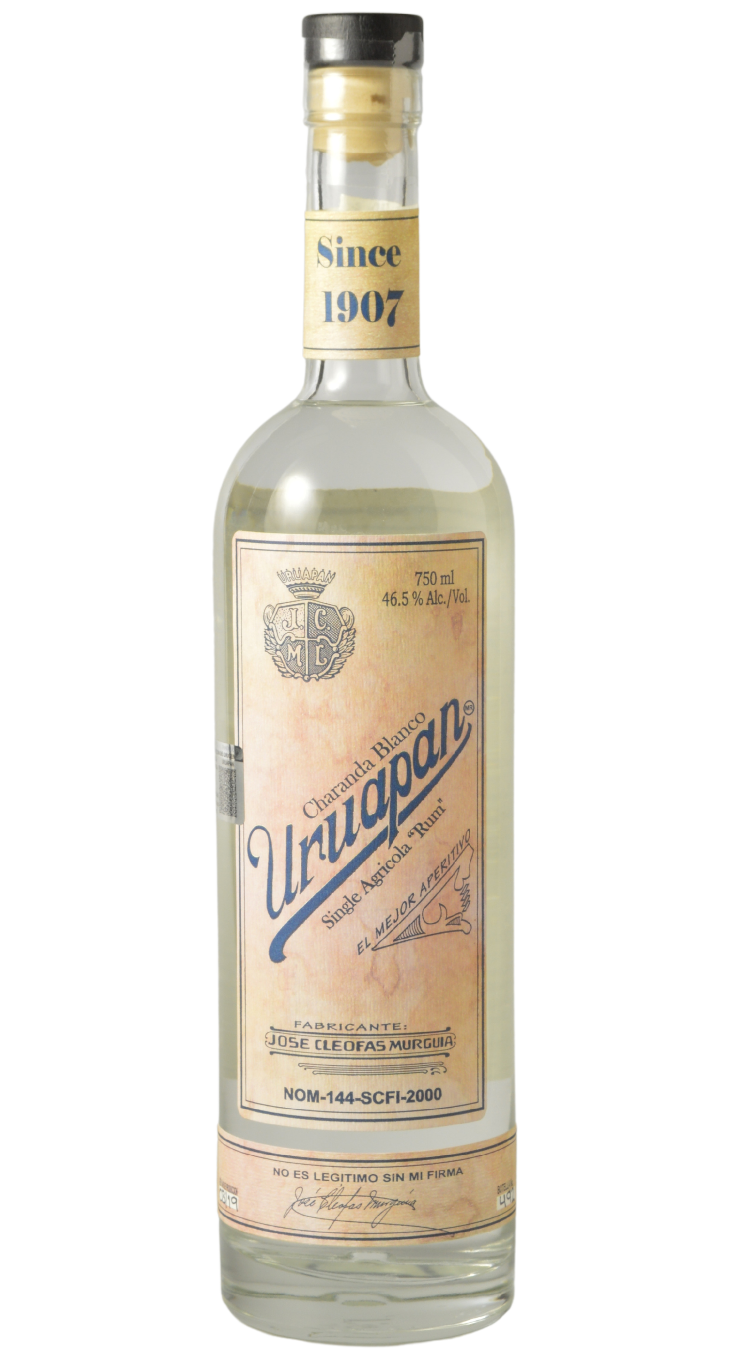 Uruapan Charanda Single Estate Rum