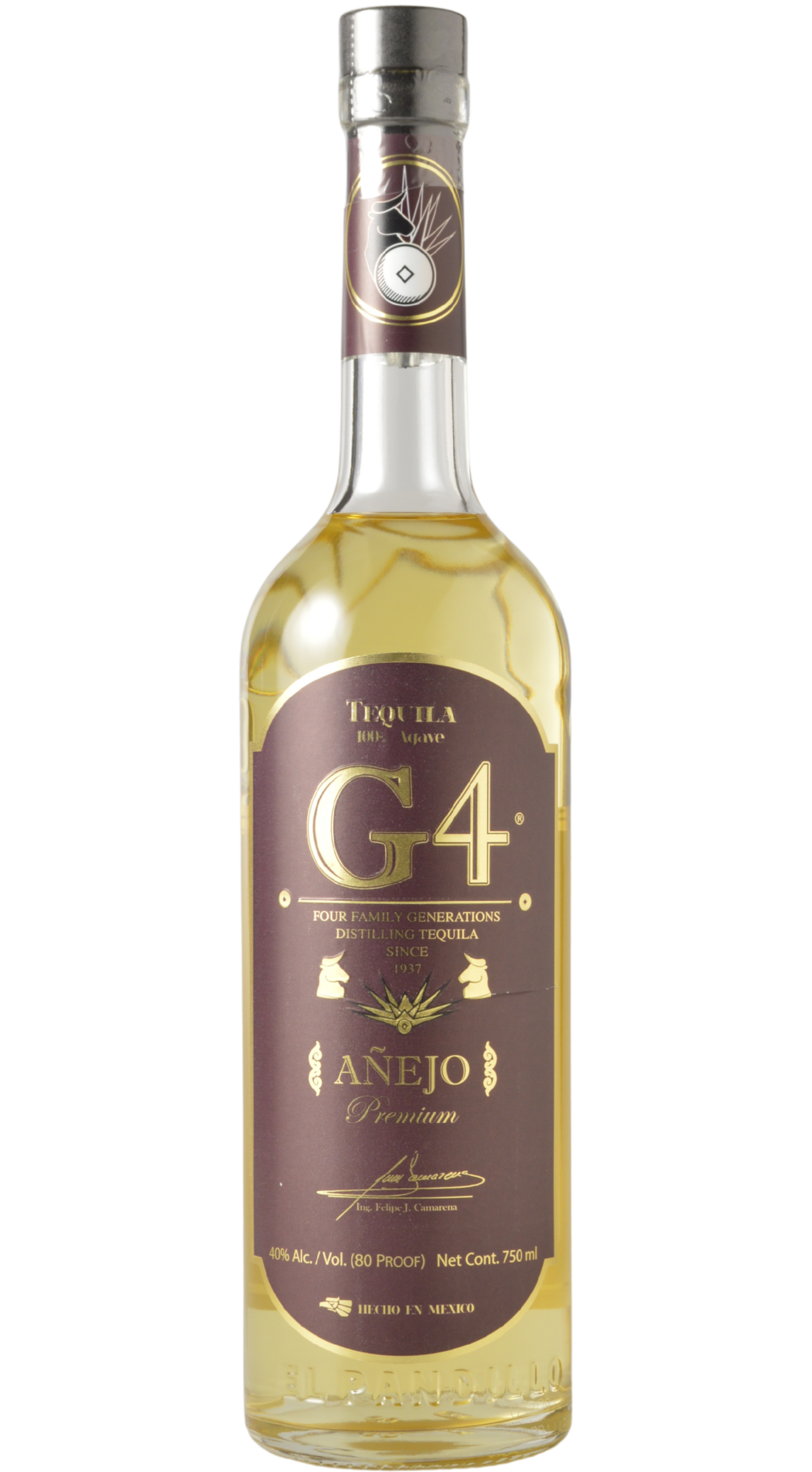 G4 Añejo Tequila (80 proof)