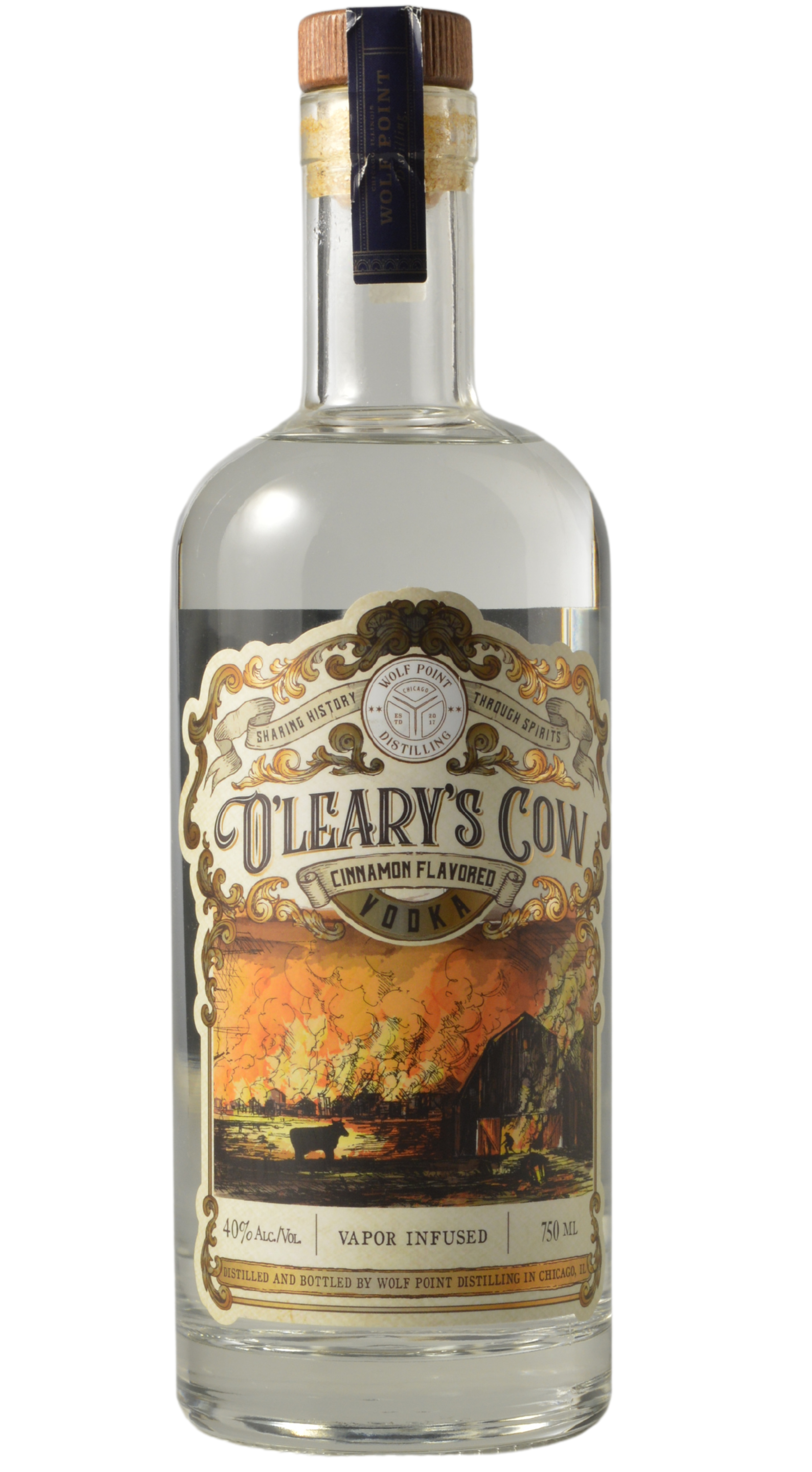 Wolf Point Distilling "O'Leary's Cow" Cinnamon Vodka