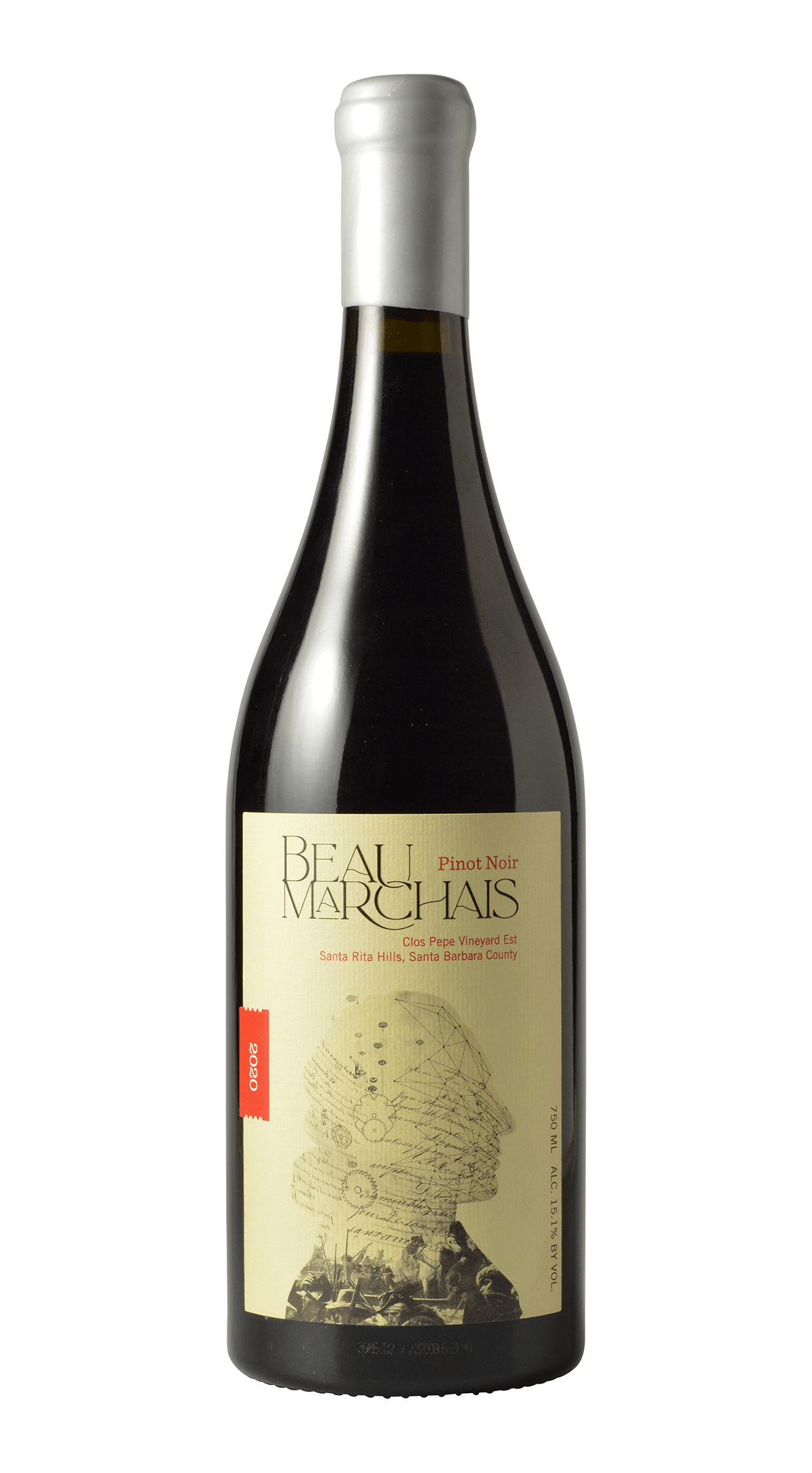 Beau Marchais "Clos Pepe Vineyard - Est" Santa Rita Hills Pinot Noir 2020