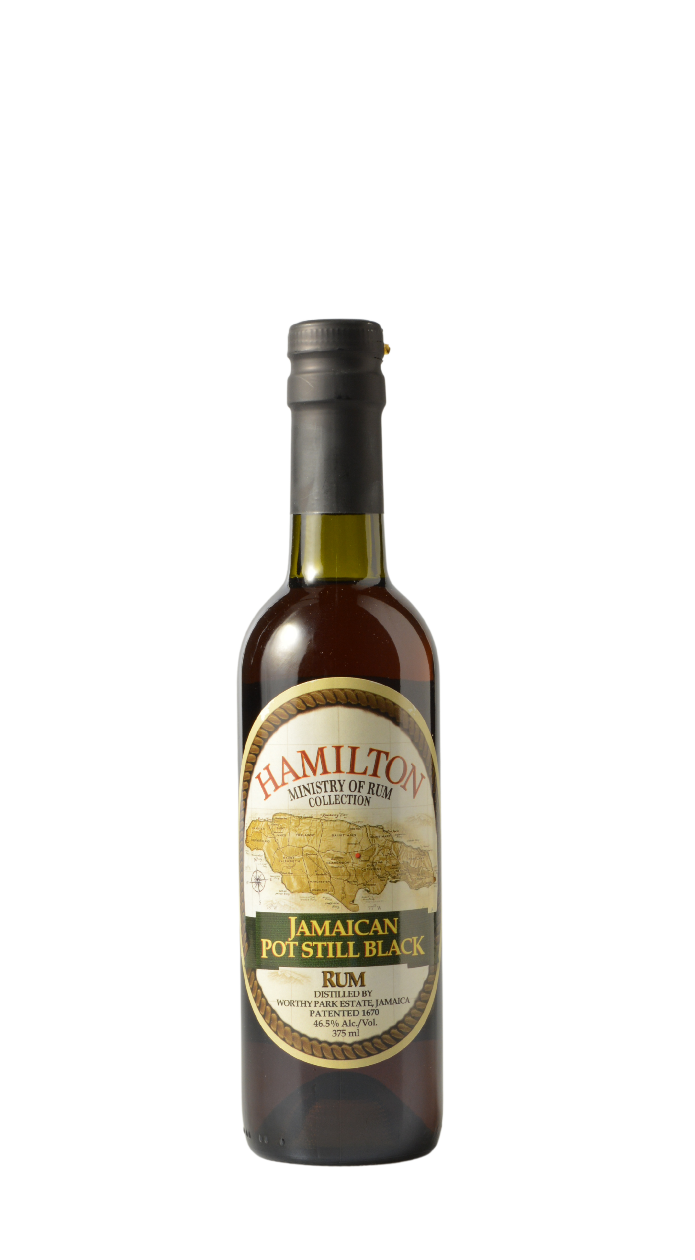 Hamilton "Pot Still Black" Jamaican Rum (375ml)