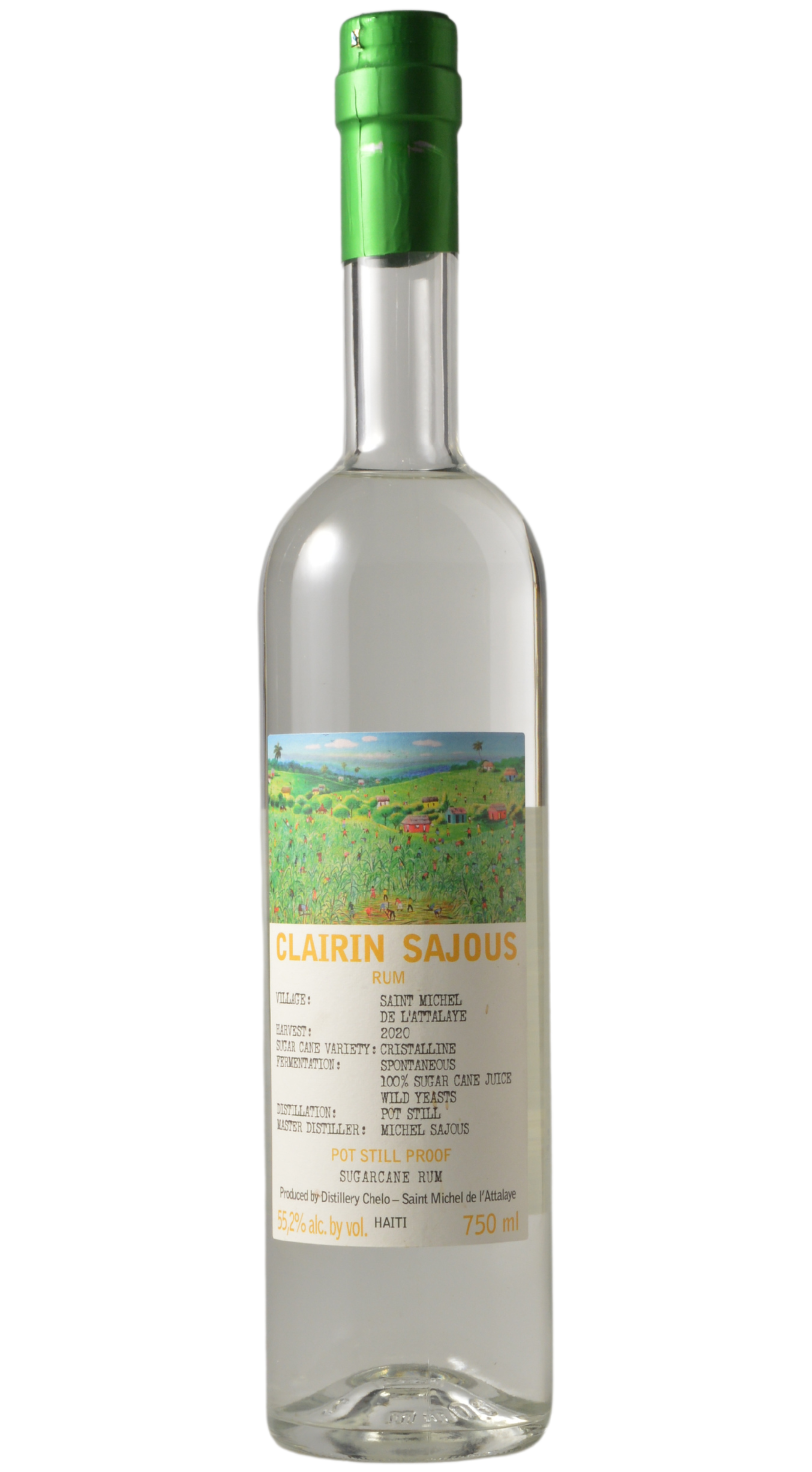 Clairin "Sajous" Haitian Pot Still Proof Sugarcane Rum