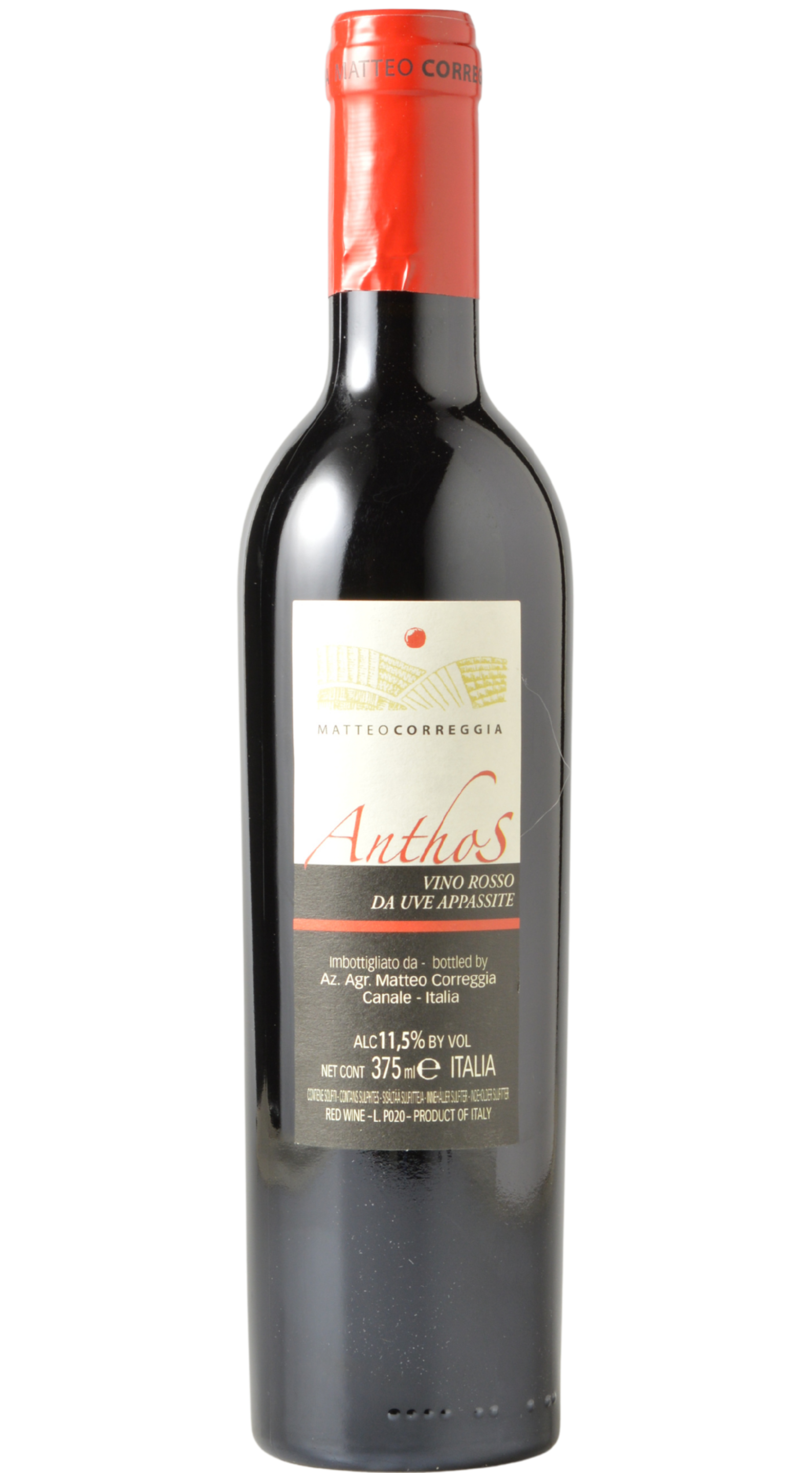 Matteo Correggia "Anthos" Vino Rosso Passito 2020 (375ml)