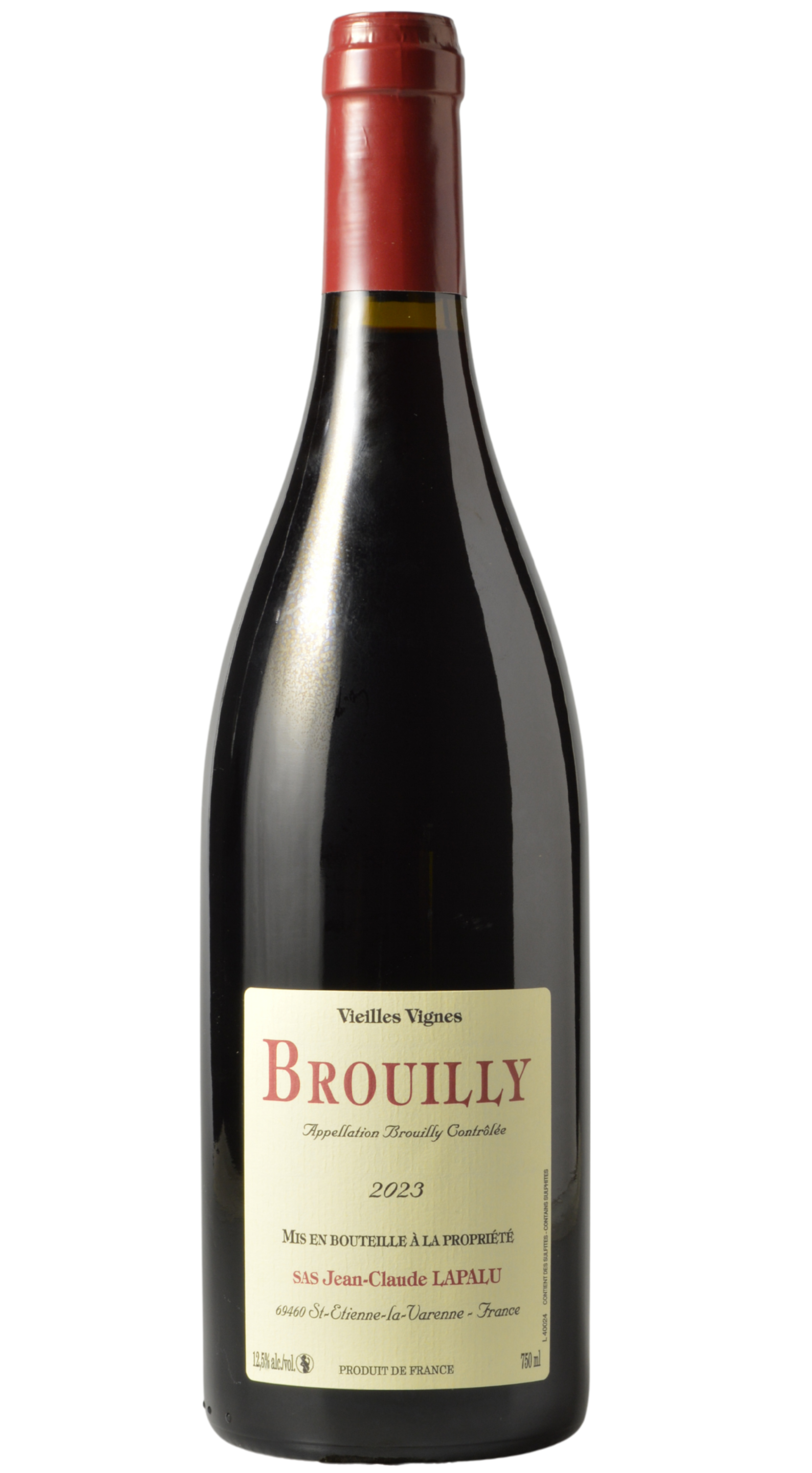 Jean-Claude Lapalu Brouilly Vieilles Vignes 2023