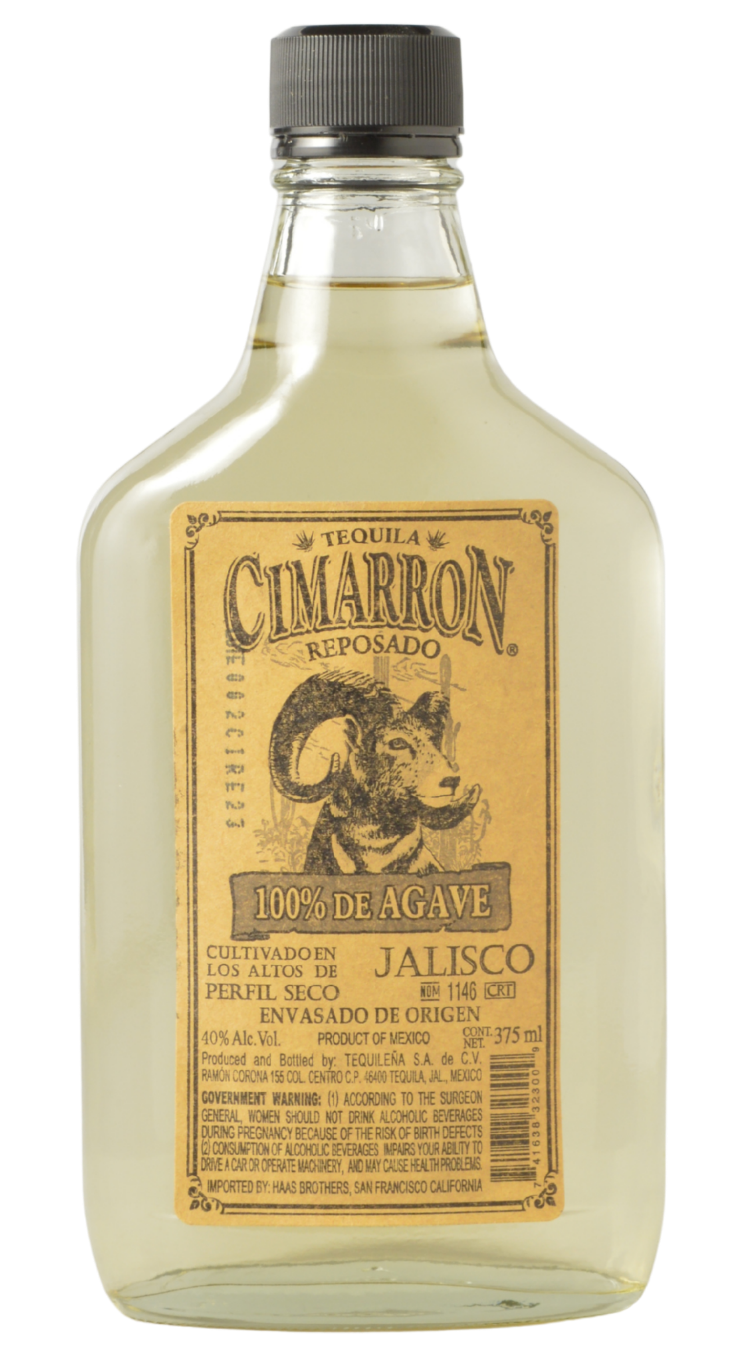 Cimarron Reposado Tequila (375mL Flask)