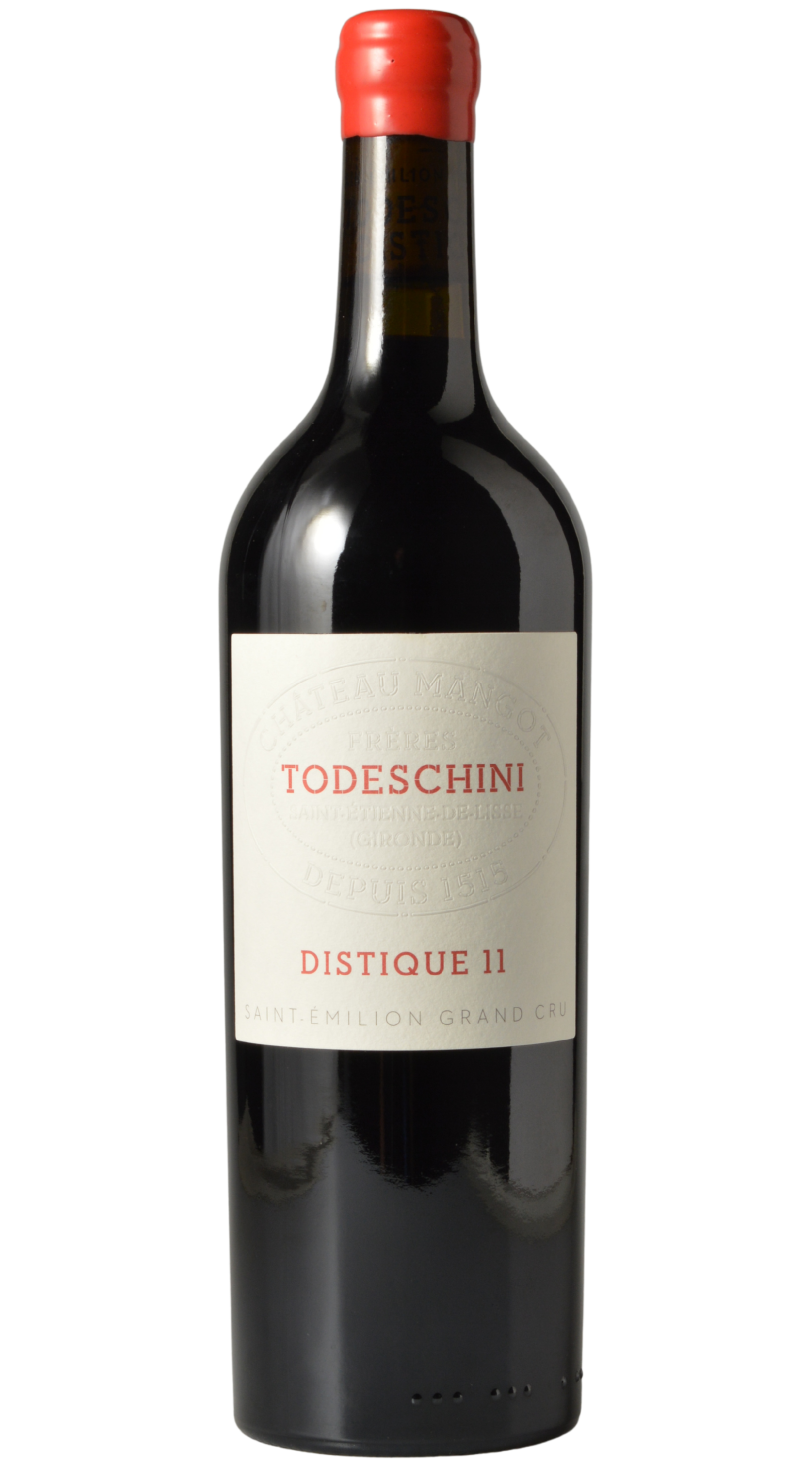 Chateau Mangot "Todeschini Distique 11" Saint-Emilion Grand Cru 2018