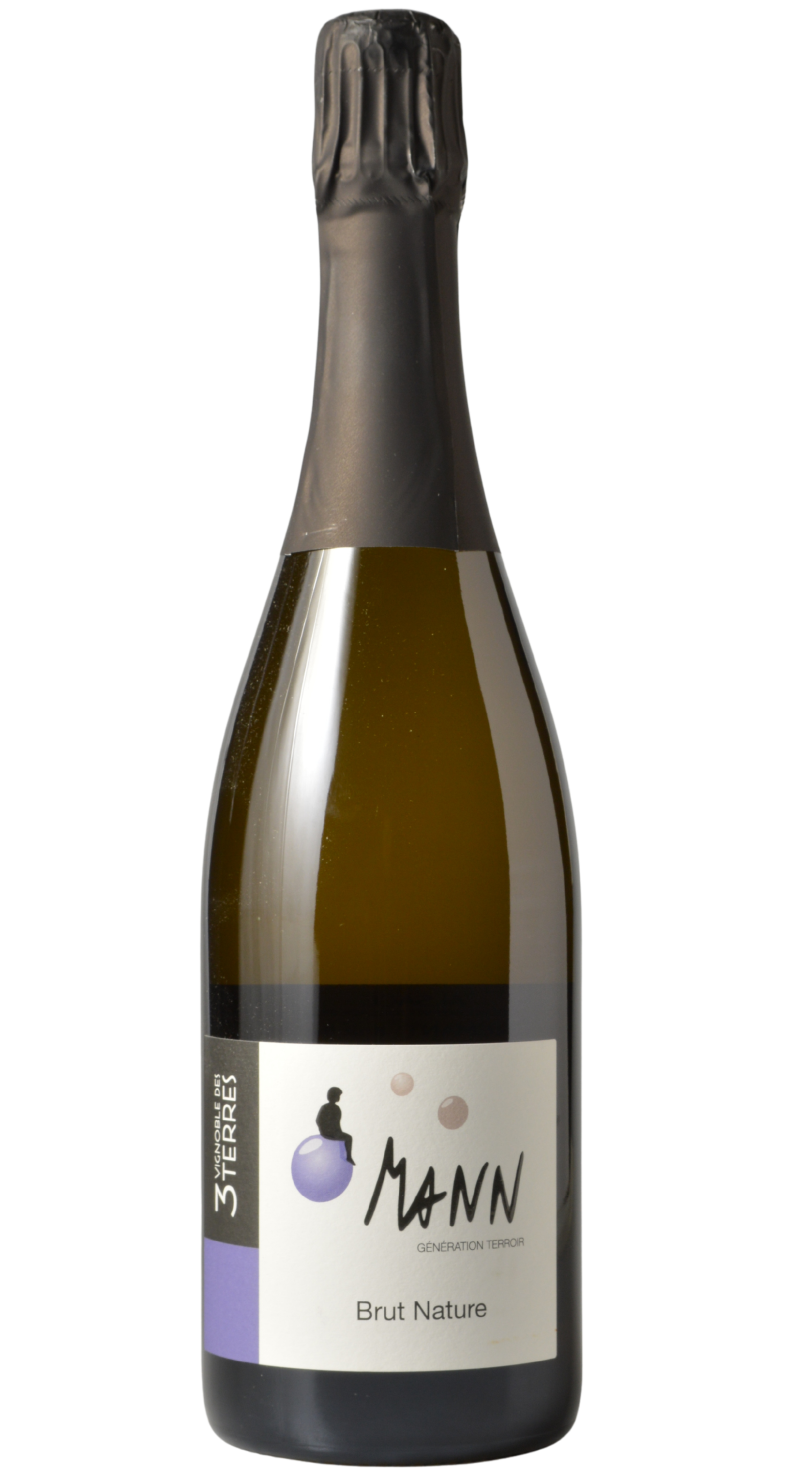 Domaine Mann Vignoble des 3 Terres Crémant d'Alsace Brut Nature 2021