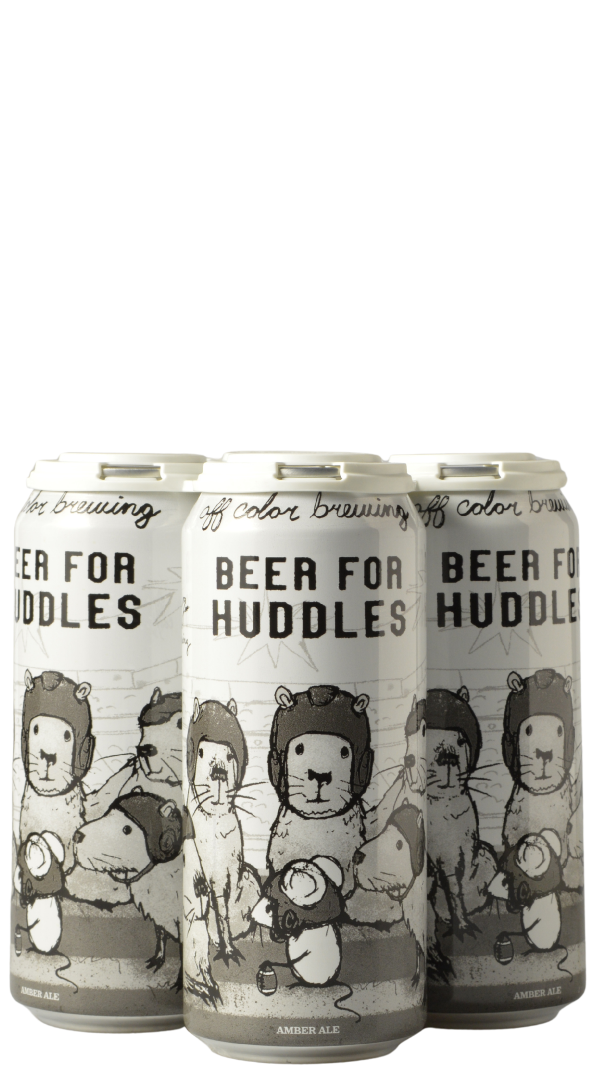 Off Color "Beer for Huddles" Amber Ale NV 16 OZ CAN 4PK