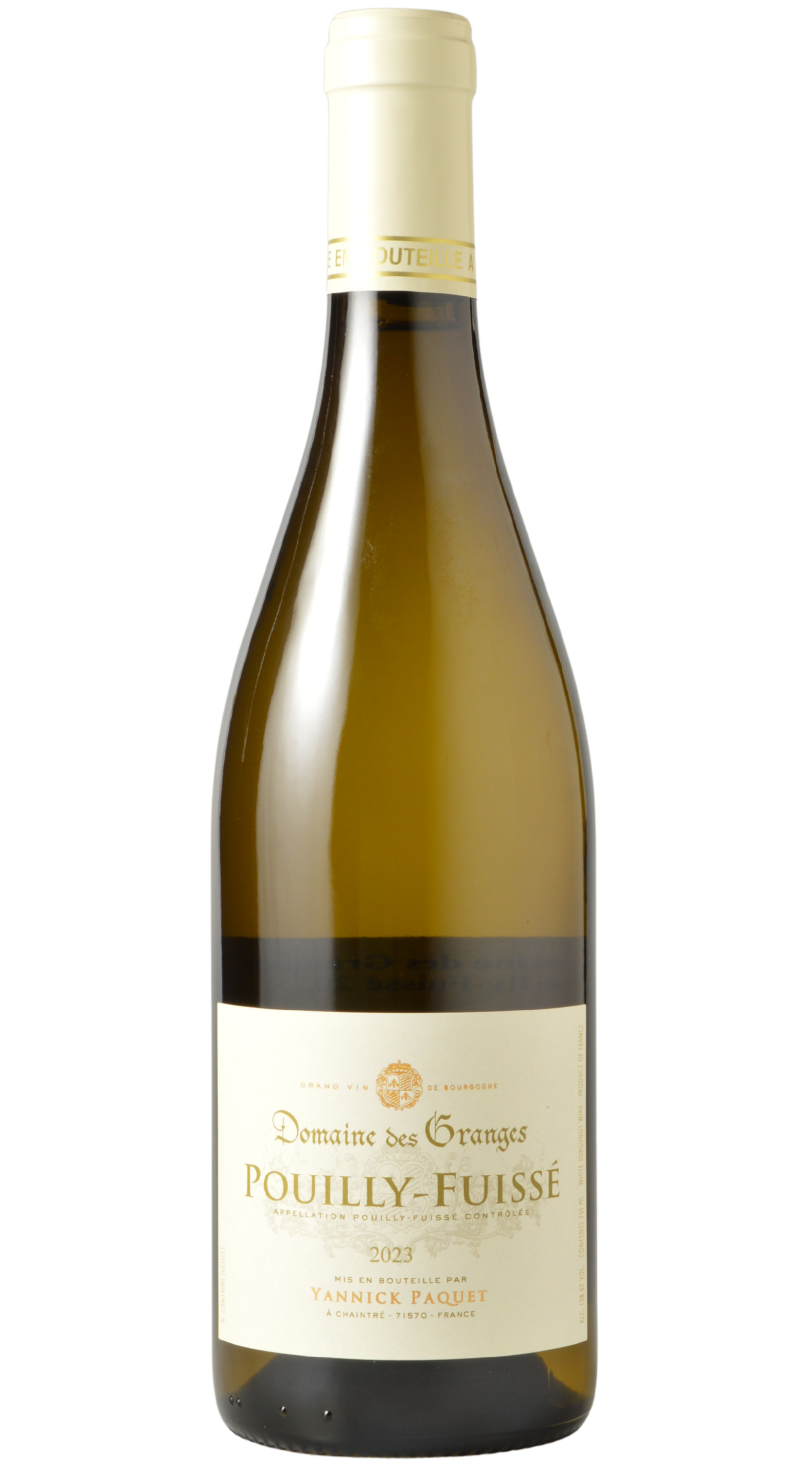 Yannick Paquet "Domaine des Granges" Pouilly-Fuissé 2023
