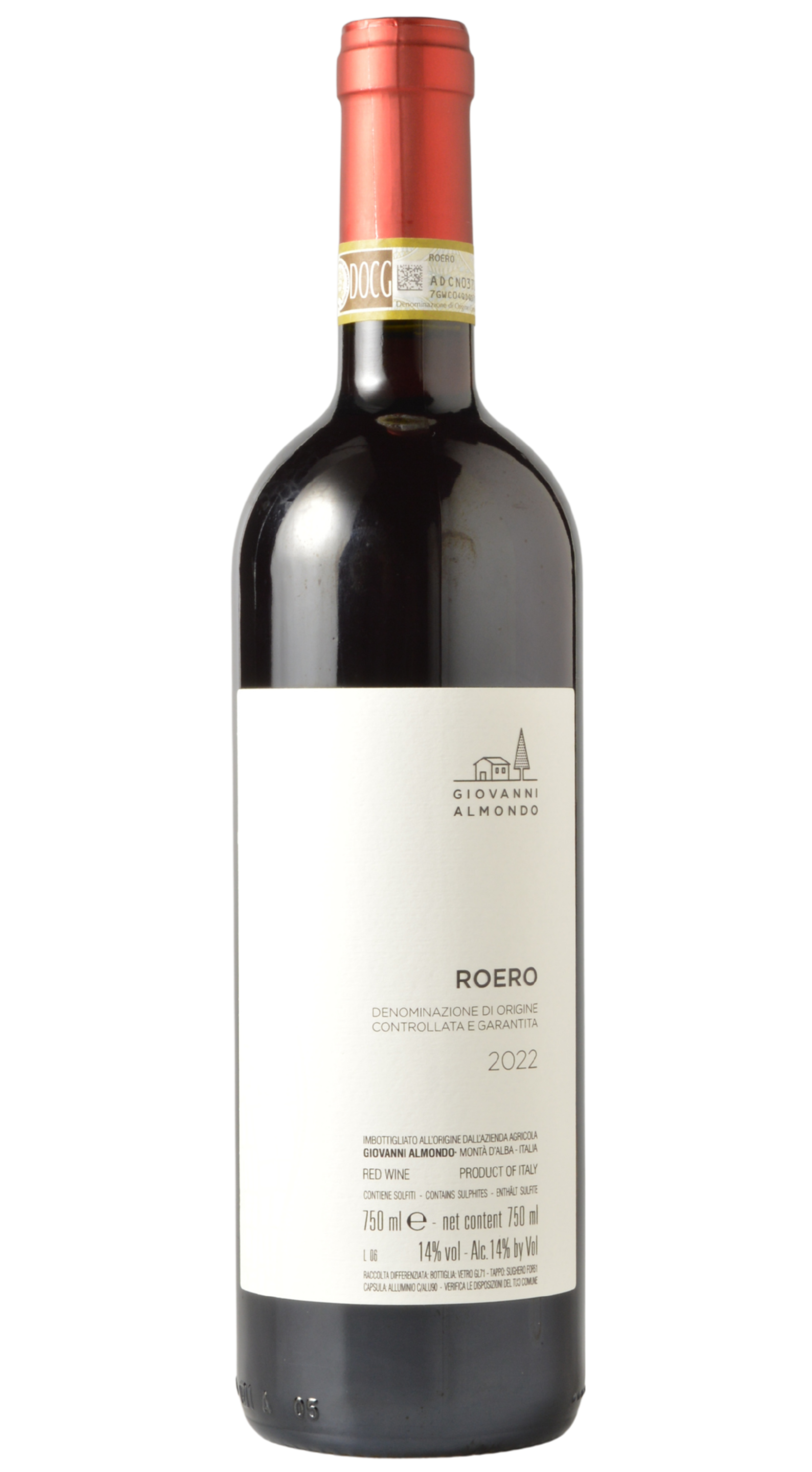 Giovanni Almondo Roero Rosso Nebbiolo 2022