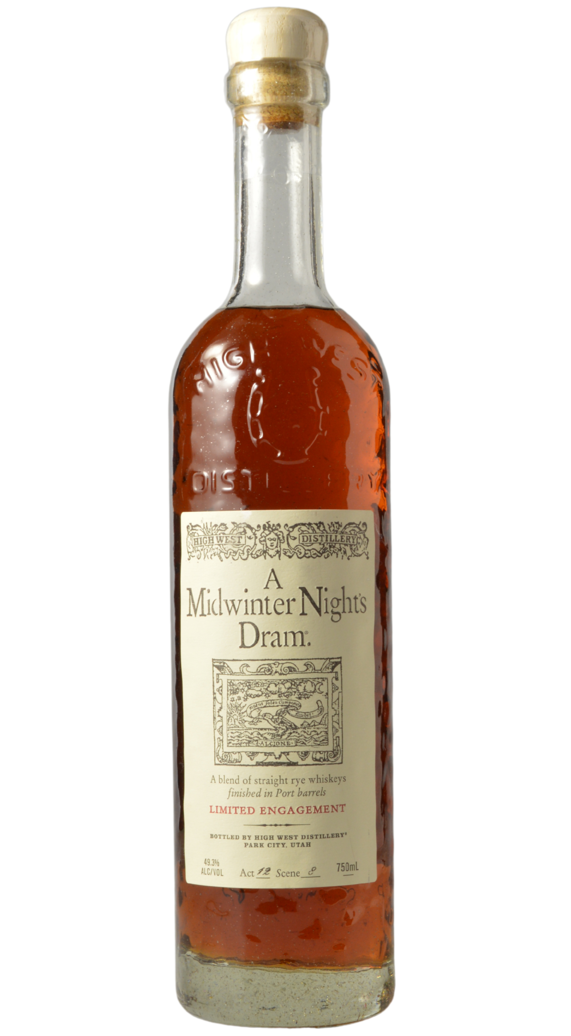 High West "A Midwinter Night's Dram - Act 12" Straight Rye Whiskey