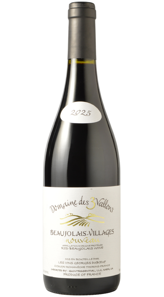 Domaine Des 3 Vallons Beaujolais-Villages Nouveau 2025 — Vin Chicago