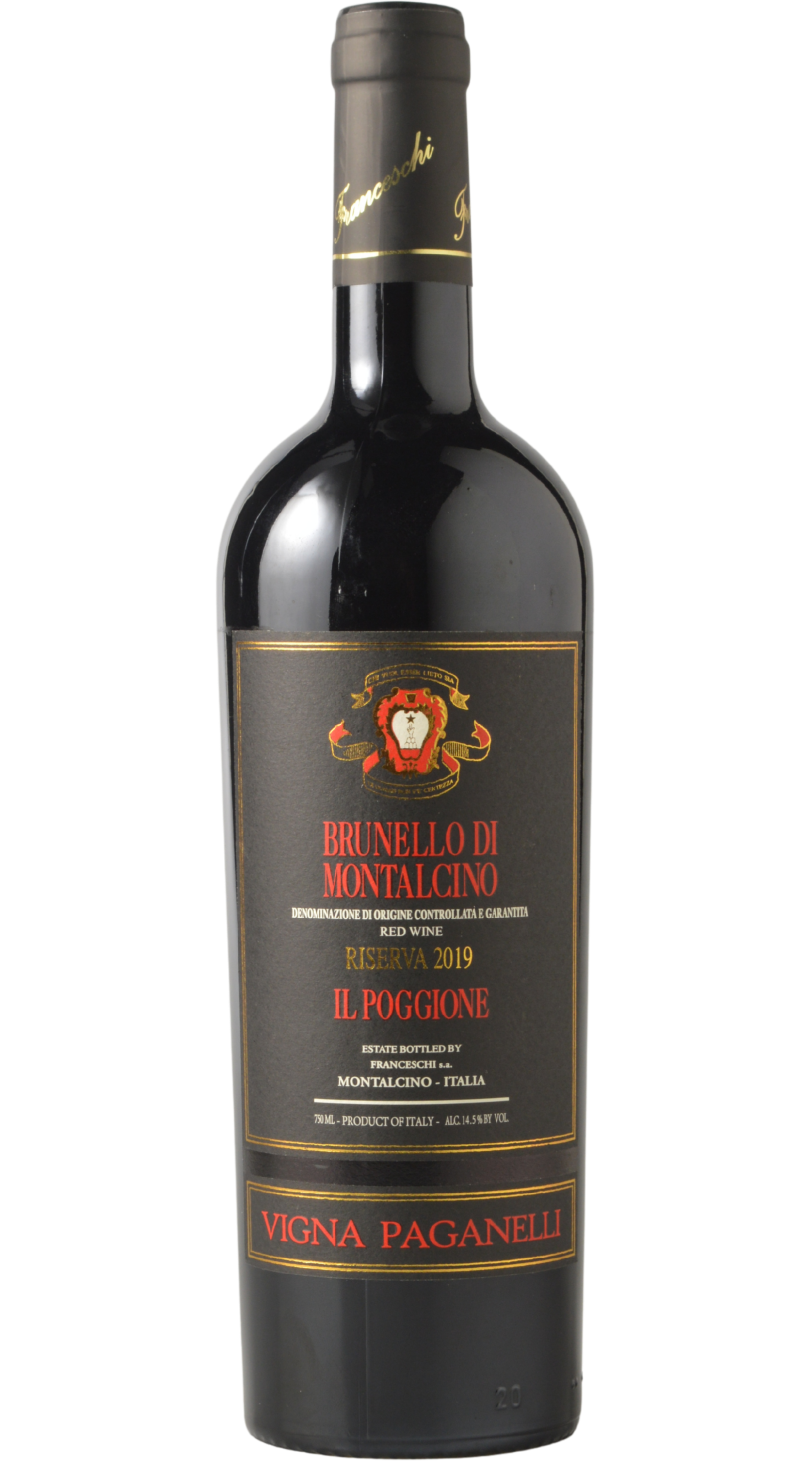 Il Poggione "Vigna Paganelli" Brunello di Montalcino Riserva 2019