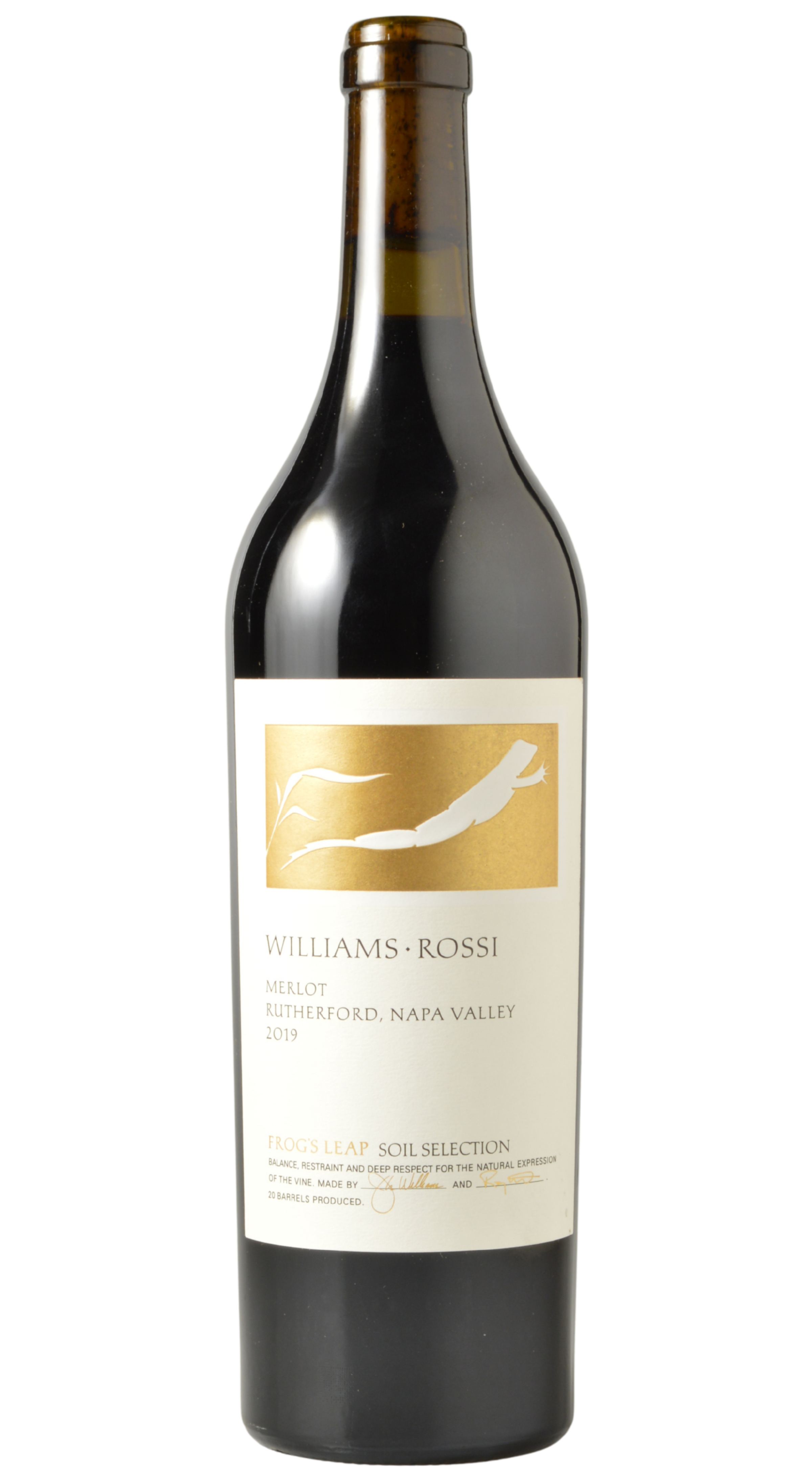 Frog's Leap "Williams-Rossi" Rutherford Merlot 2019