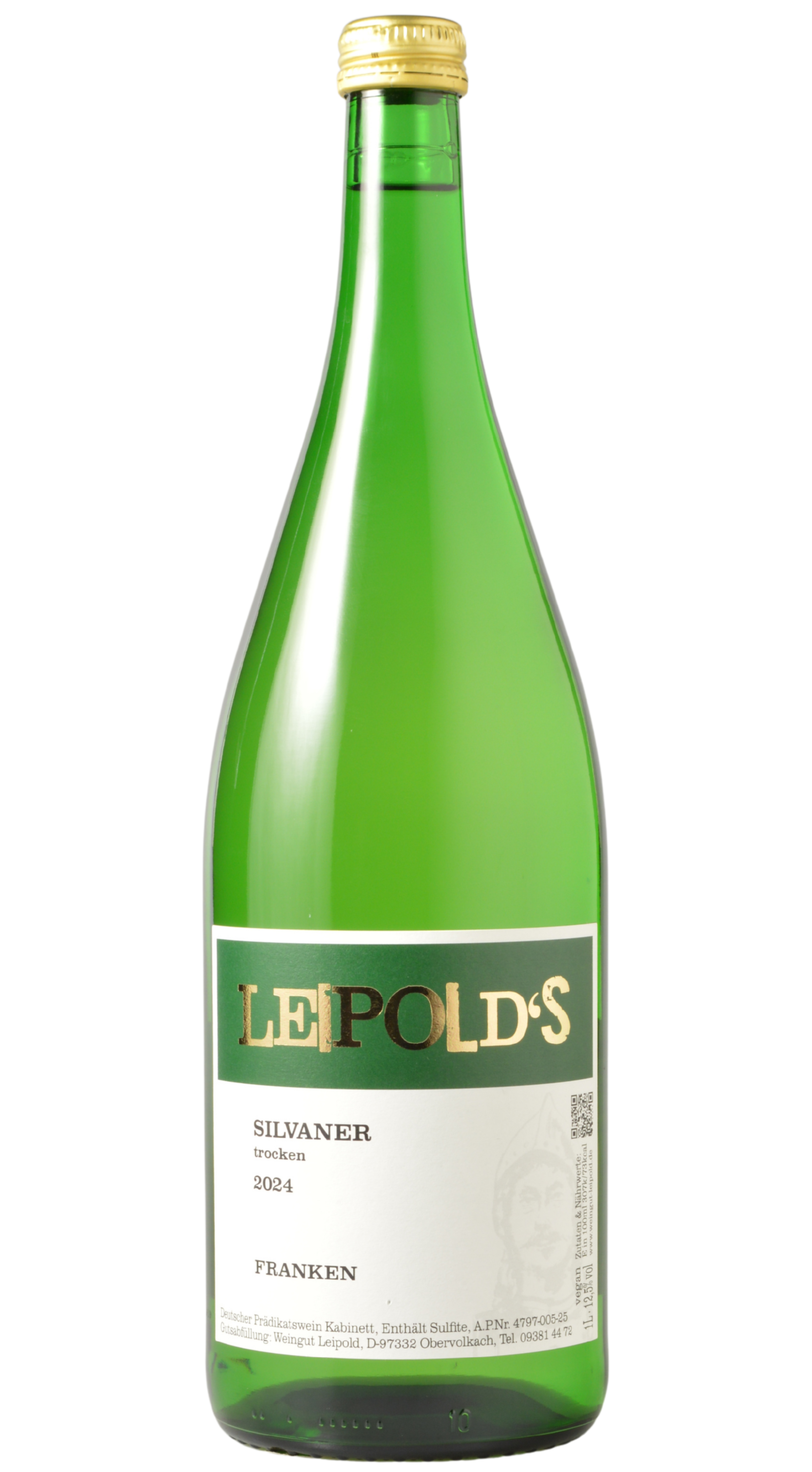 Leipold Kabinett Trocken Silvaner 2024 (1.0-Liter)