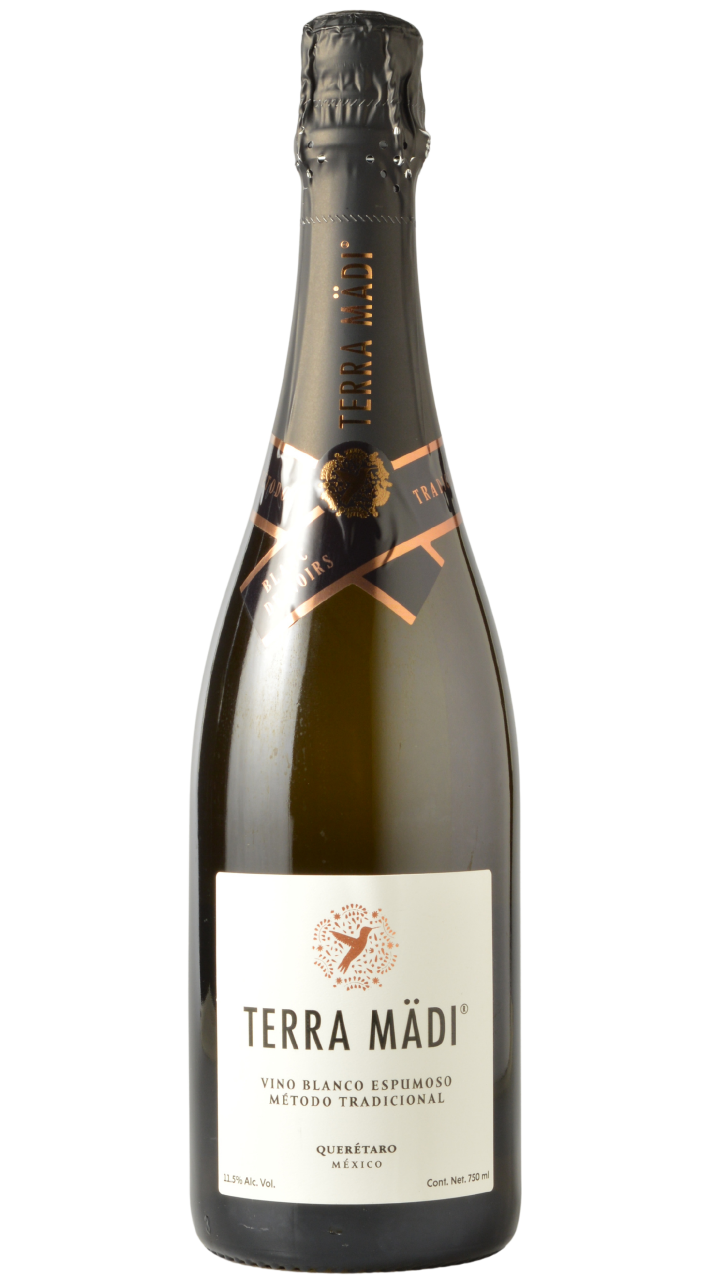 Terra Madi Blanc de Noirs Queretaro Metodo Tradicional NV