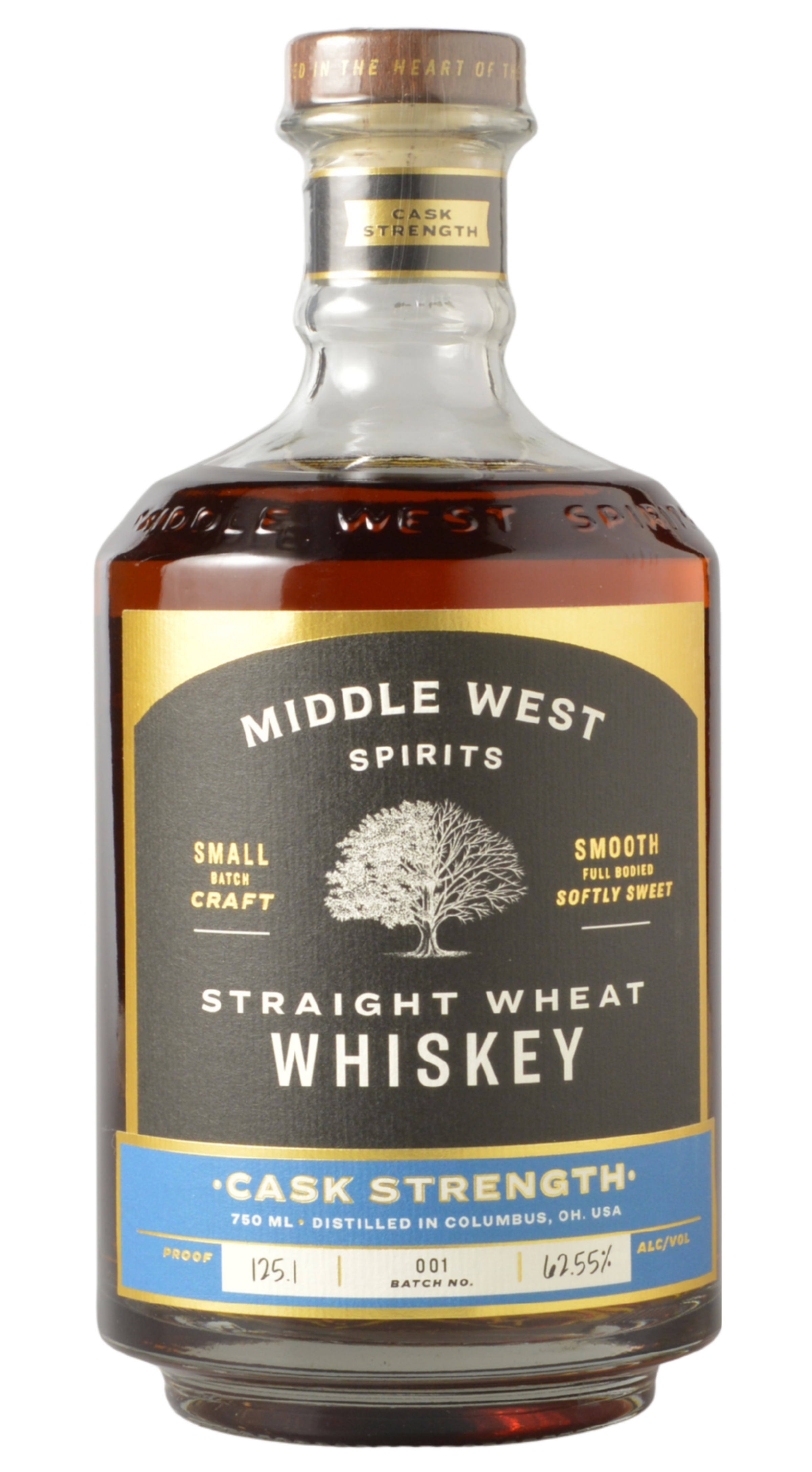 Middle West "Batch 1" Cask Strength Straight Wheat Whiskey