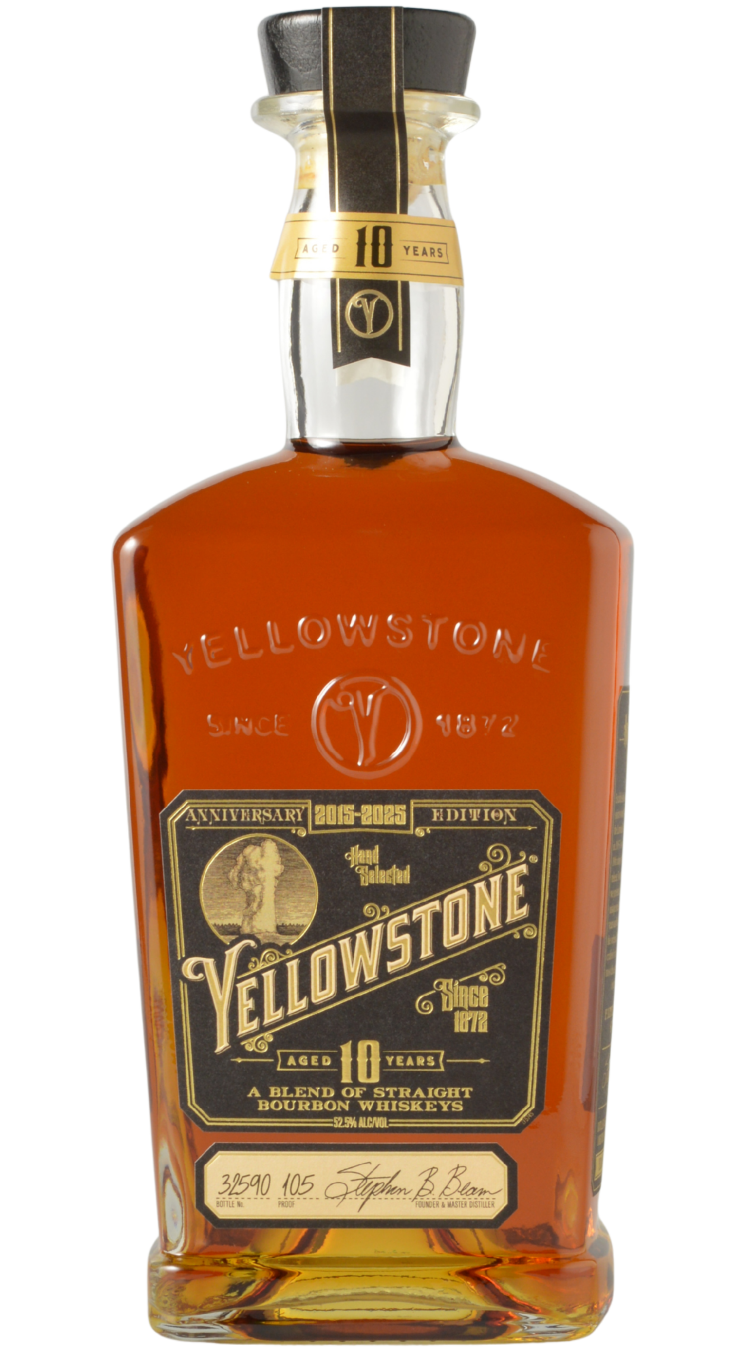 Yellowstone "2025 Release" 10-Year Straight Bourbon Whiskey