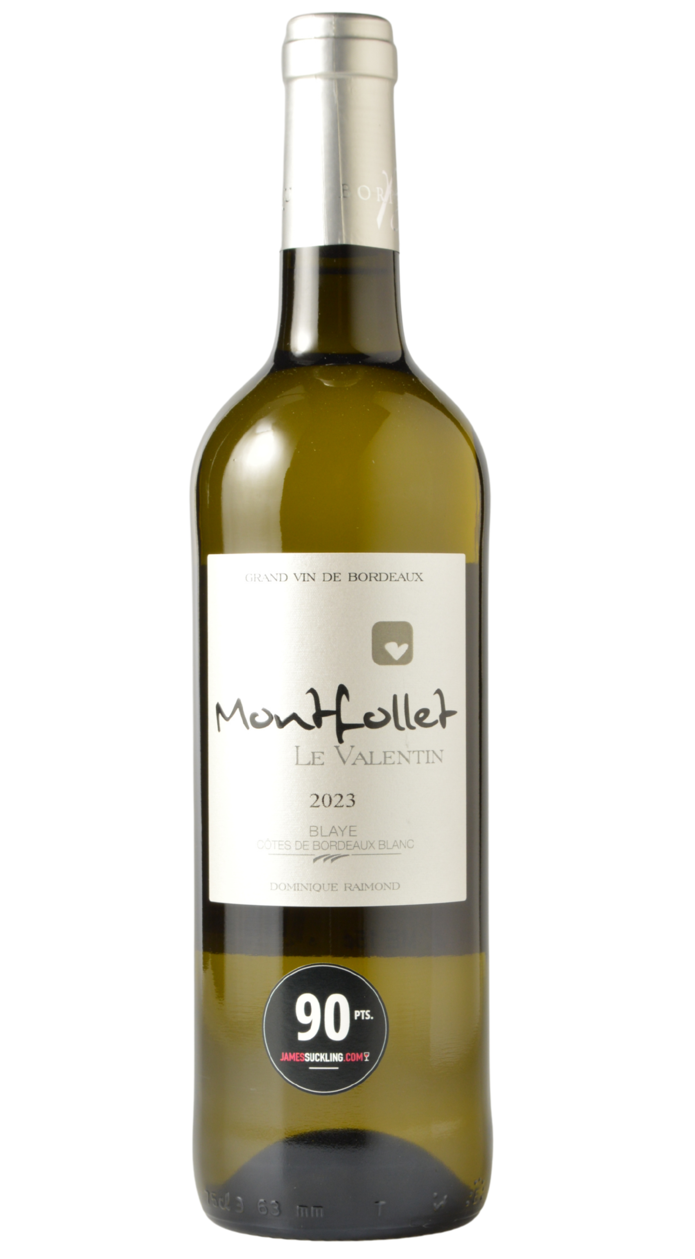 Montfollet "Le Valentin" Blaye-Côte de Bordeaux Blanc 2023