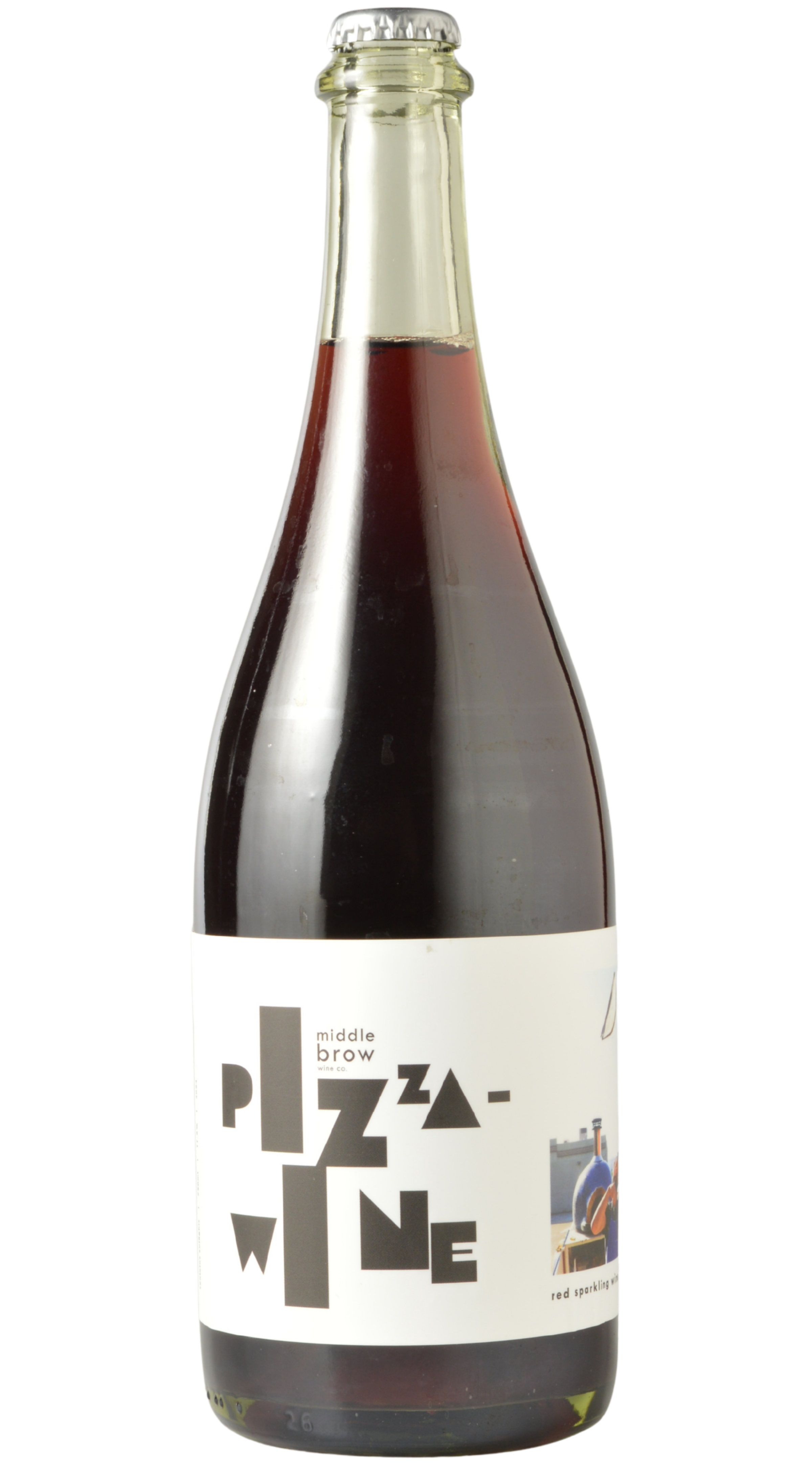 Middle Brow Wine Co "Pizza Wine" Frizzante Red 2024